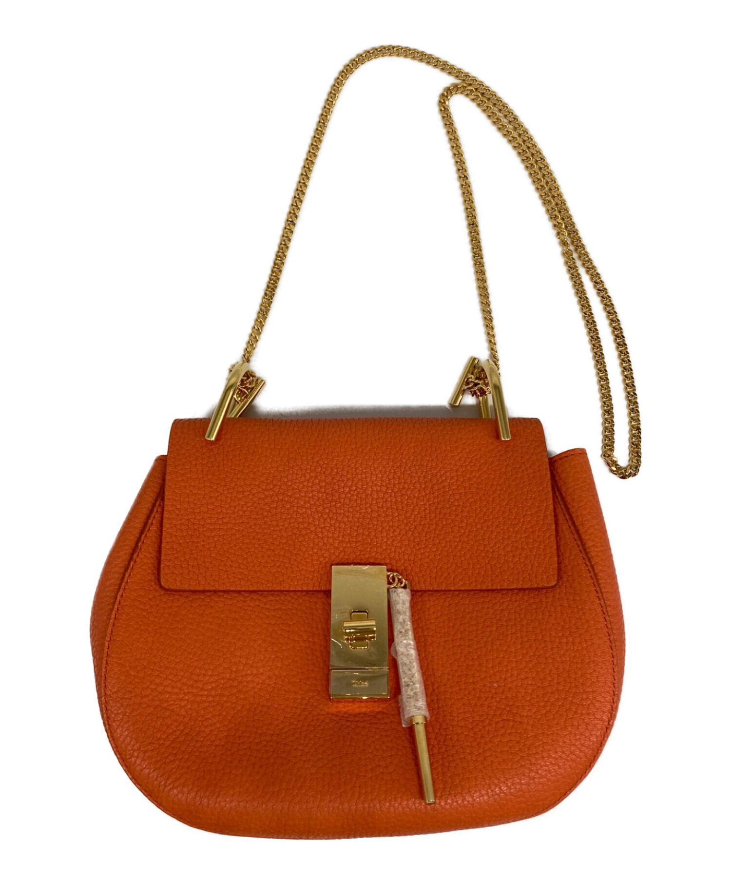 Chloe クロエ ショルダーバッグ - オレンジ 【古着】【中古】