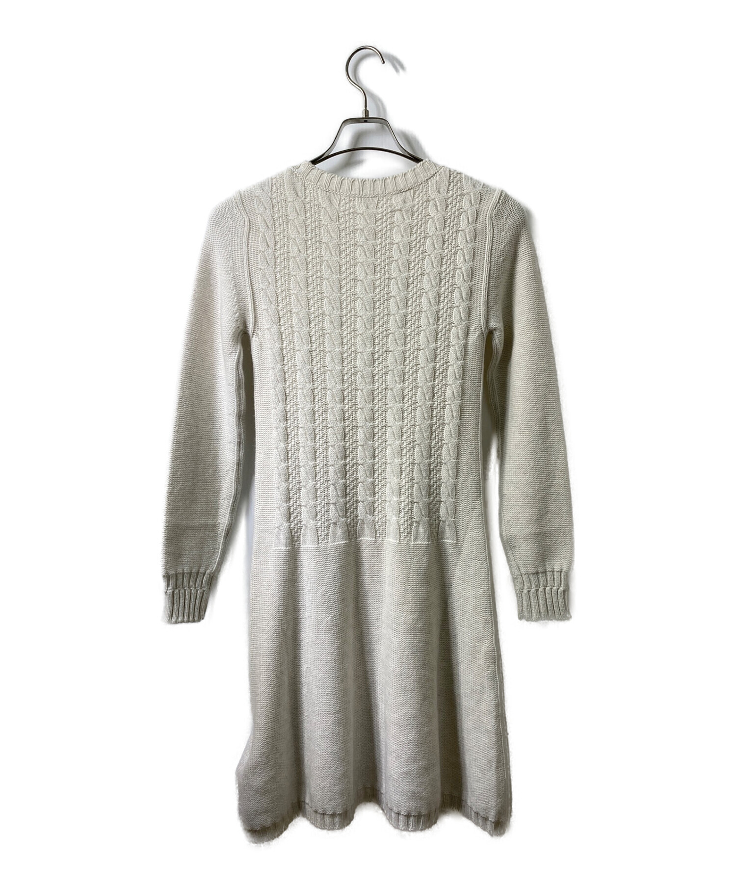 エルメス HERMES PULL ESPRIT TUNIQUE カシミヤニットワンピース 半袖 
