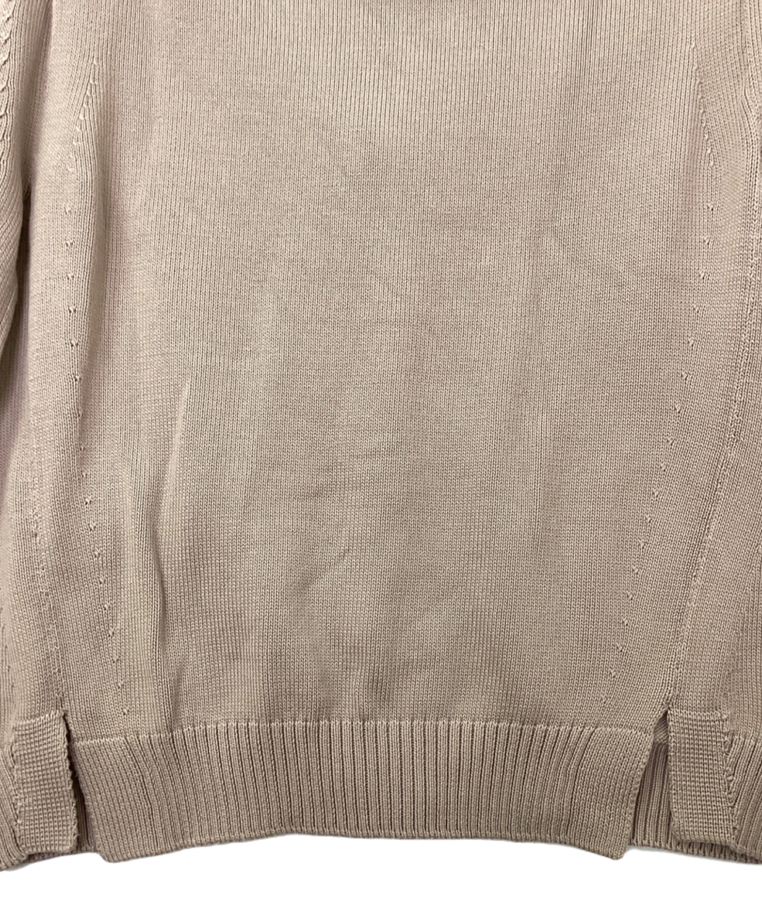中古・古着通販】Drawer (ドゥロワー) 7Gコットン天竺編みVネック 