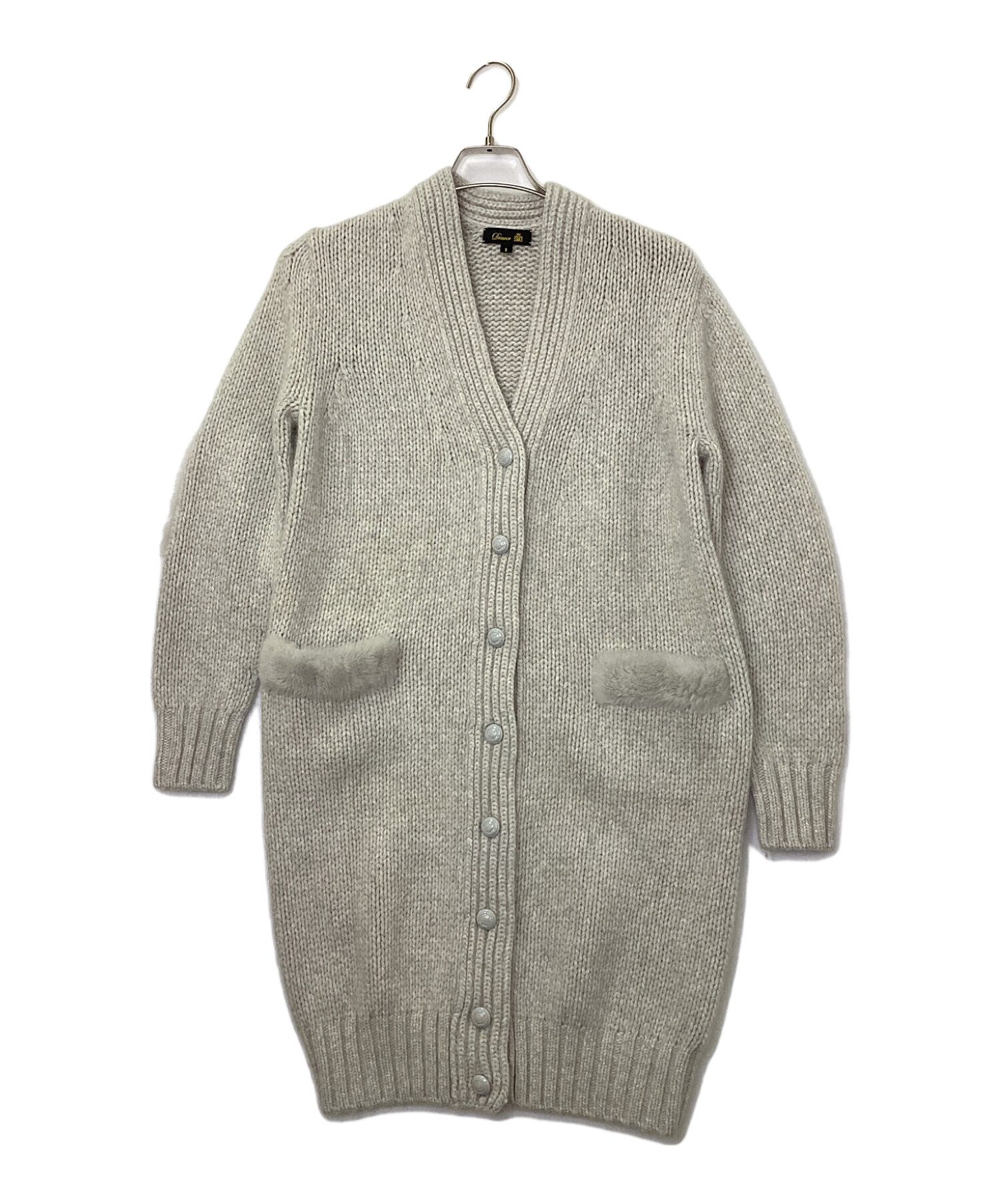 中古・古着通販】Drawer (ドゥロワー) ムートンパッチロング  