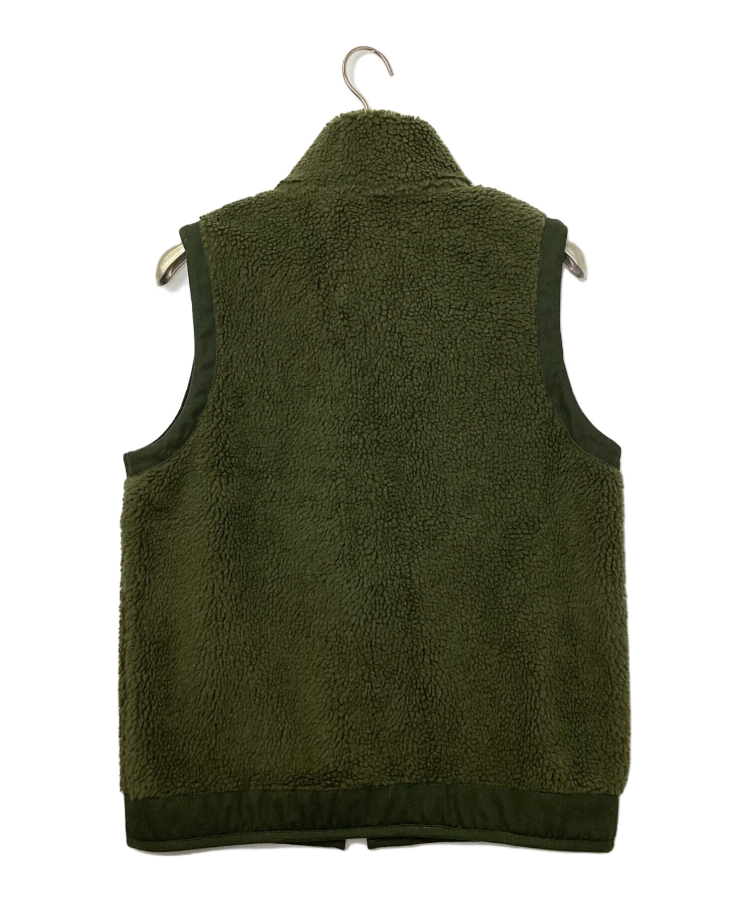 中古・古着通販】KAVU (カブー) ボアベスト オリーブ サイズ:M 未使用  