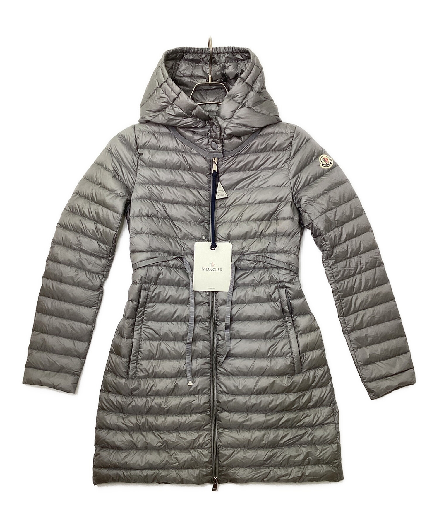 中古・古着通販】MONCLER (モンクレール) ダウンコート グレー サイズ 