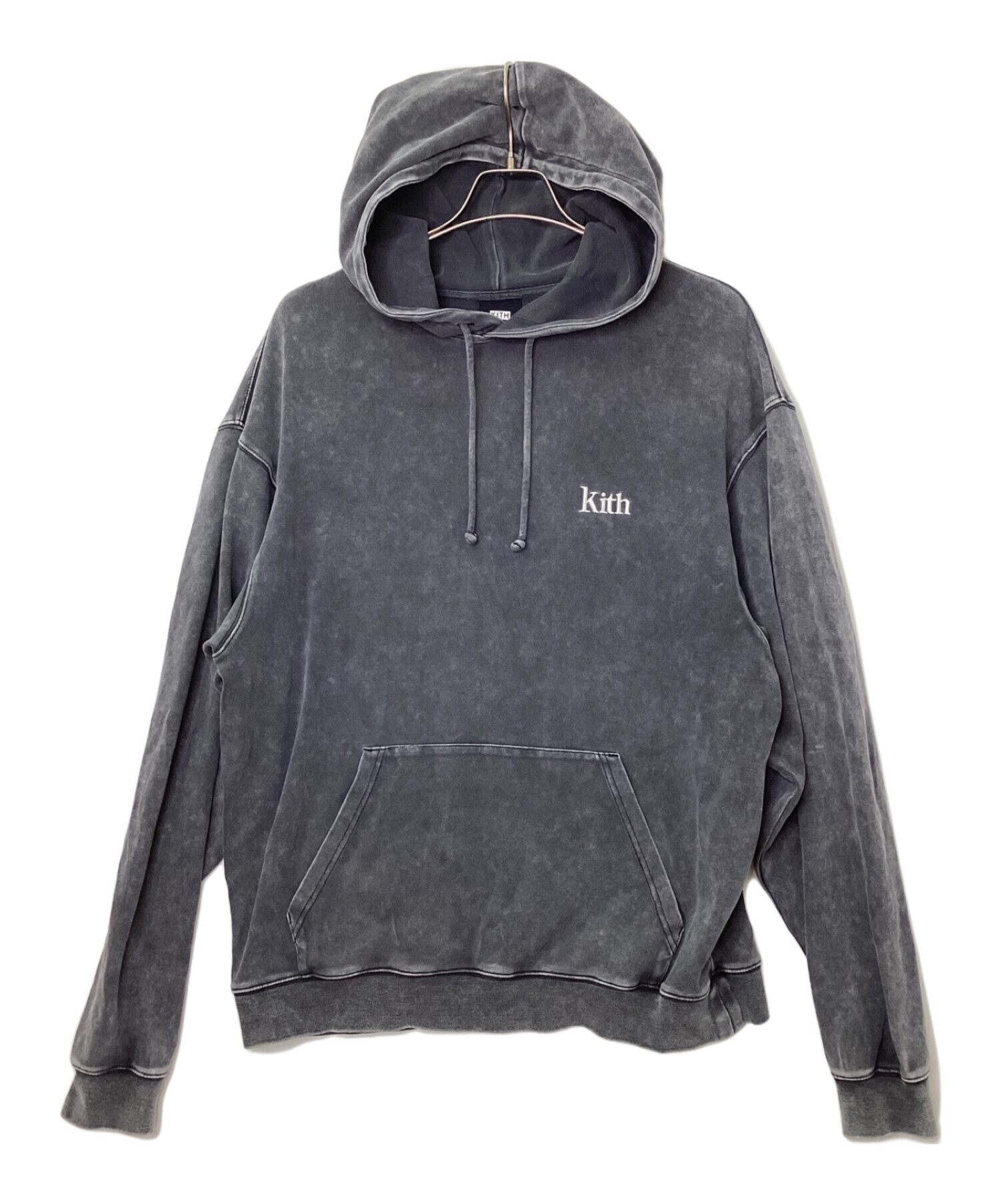 中古・古着通販】KITH (キス) プルオーバーパーカー グレー サイズ:L 