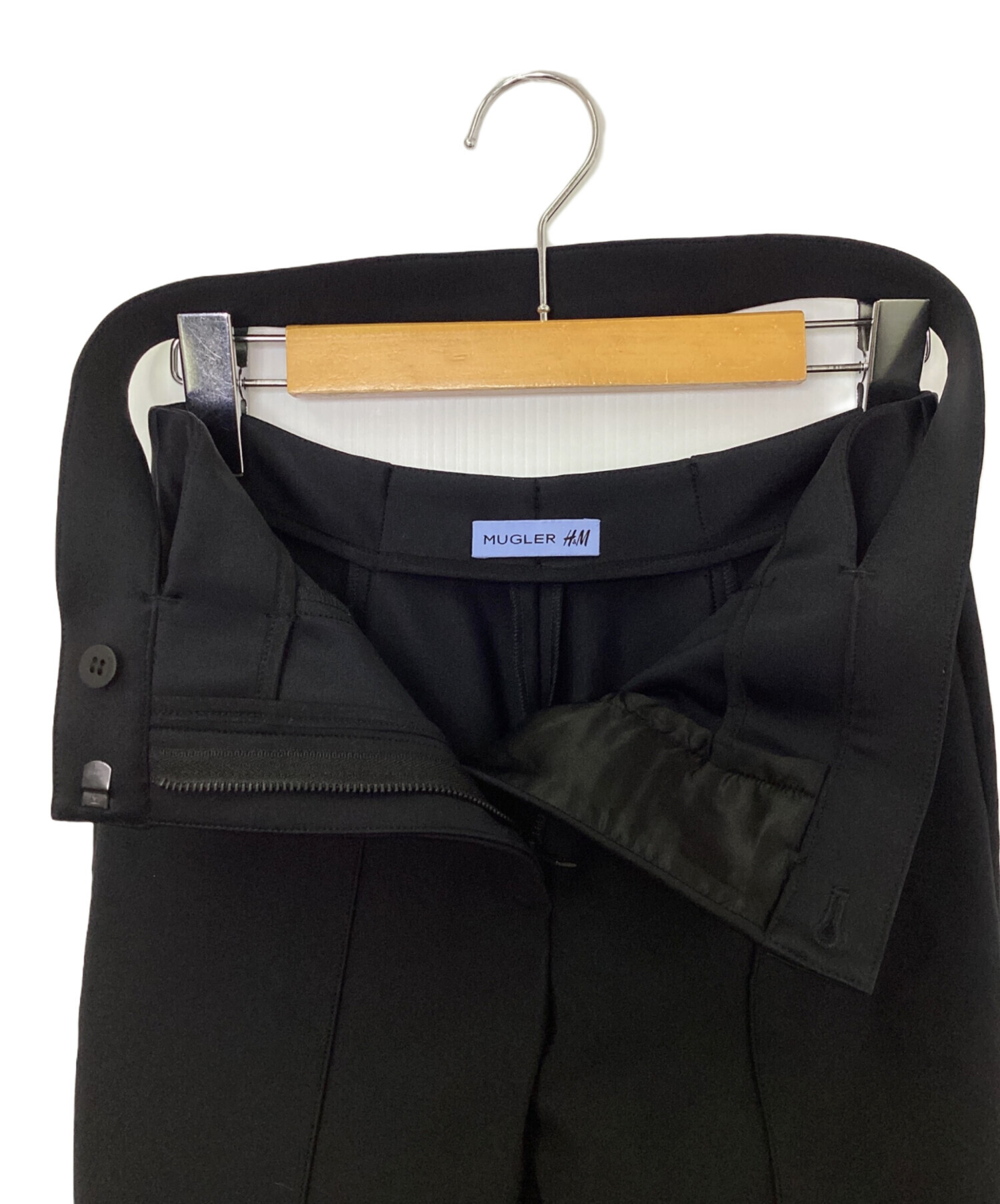 Mugler H&M コラボ 40 ウールカットアウトパンツ 【公式通販】