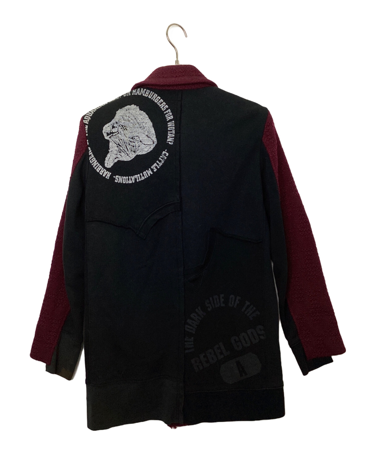 希少 07AW archive undercover 再構築 ドッキング コート