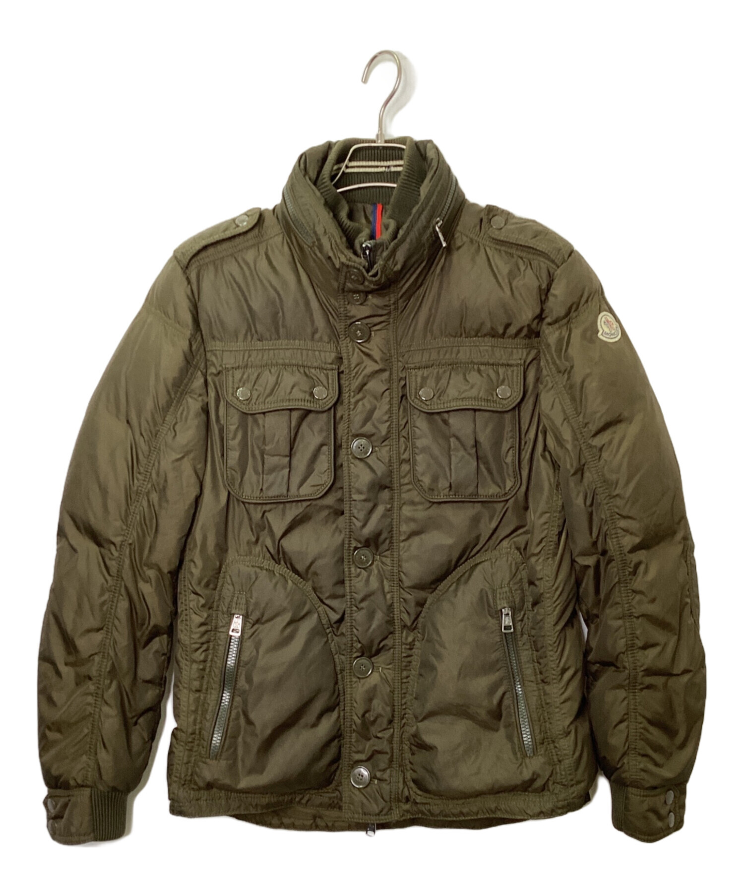 中古・古着通販】MONCLER (モンクレール) ダウンジャケット オリーブ 