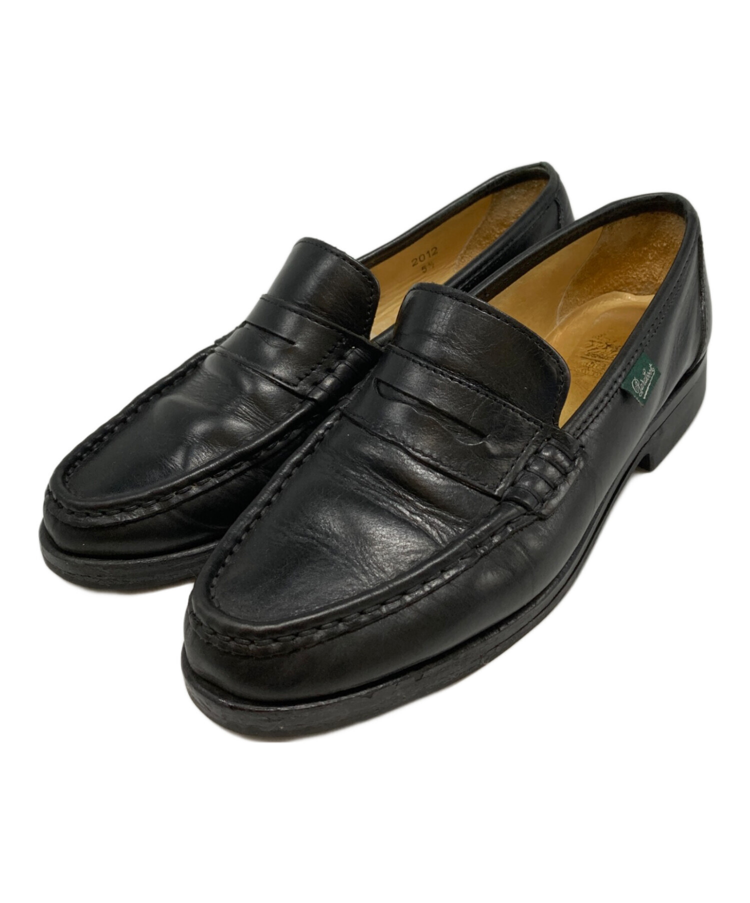 中古・古着通販】PARABOOT (パラブーツ) ローファー ブラック サイズ:5 