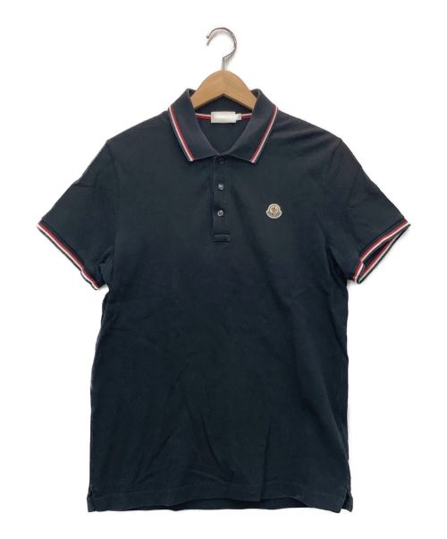 中古・古着通販】MONCLER (モンクレール) ポロシャツ ブラック サイズ