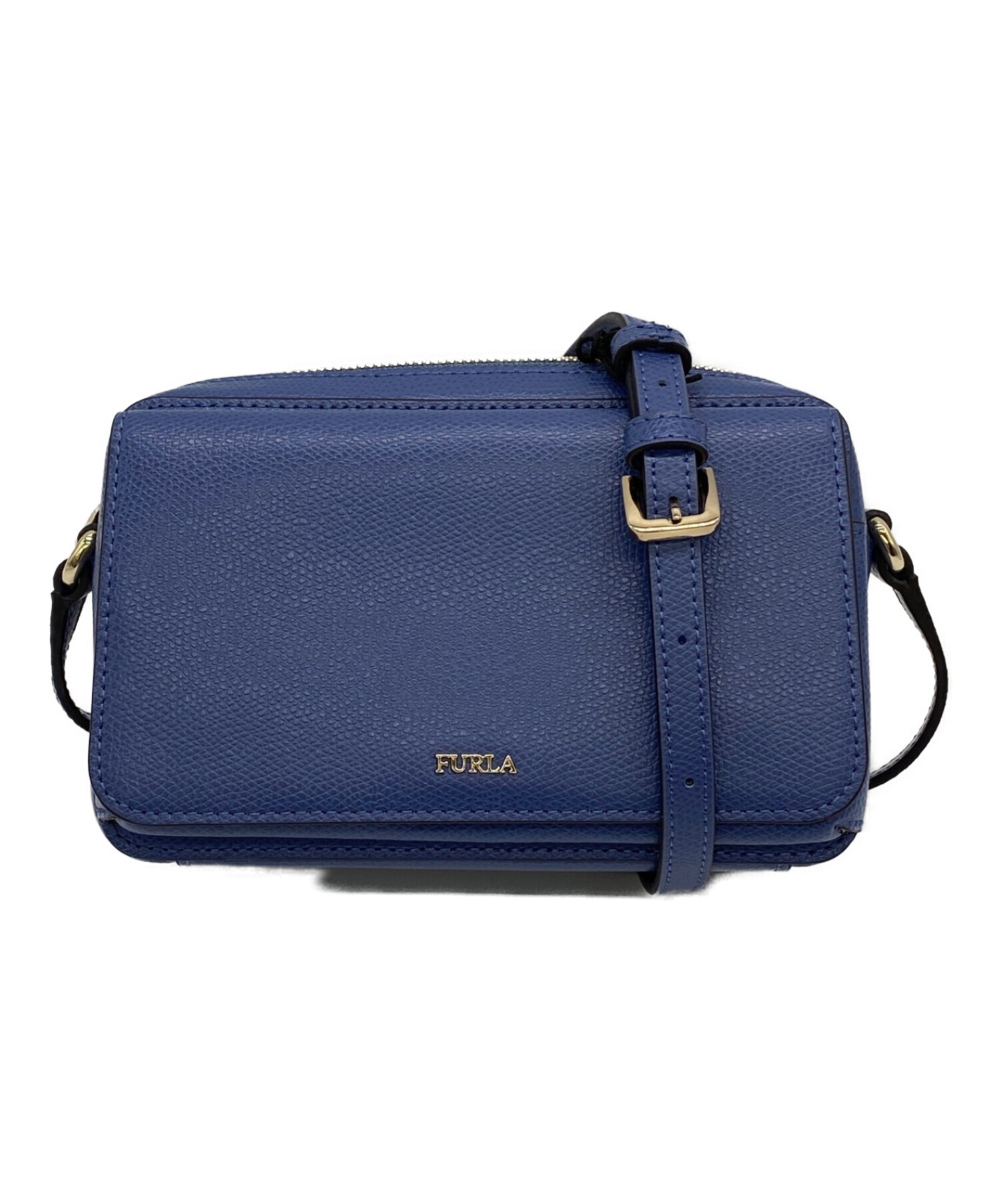 中古・古着通販】FURLA (フルラ) ショルダーバッグ ブルー｜ブランド  