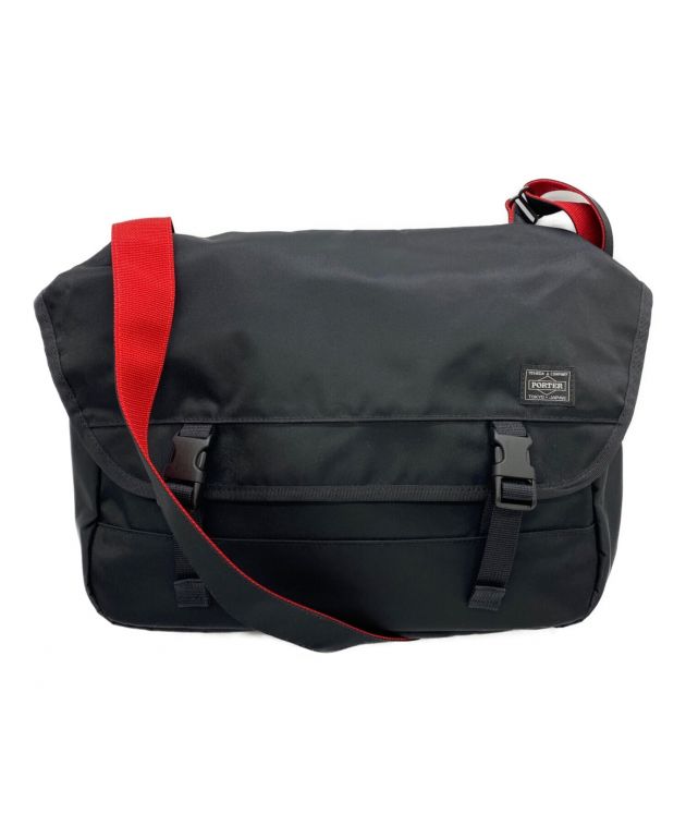 希少】PORTER ポーター エルファイン スクエア ショルダーバッグ 2層