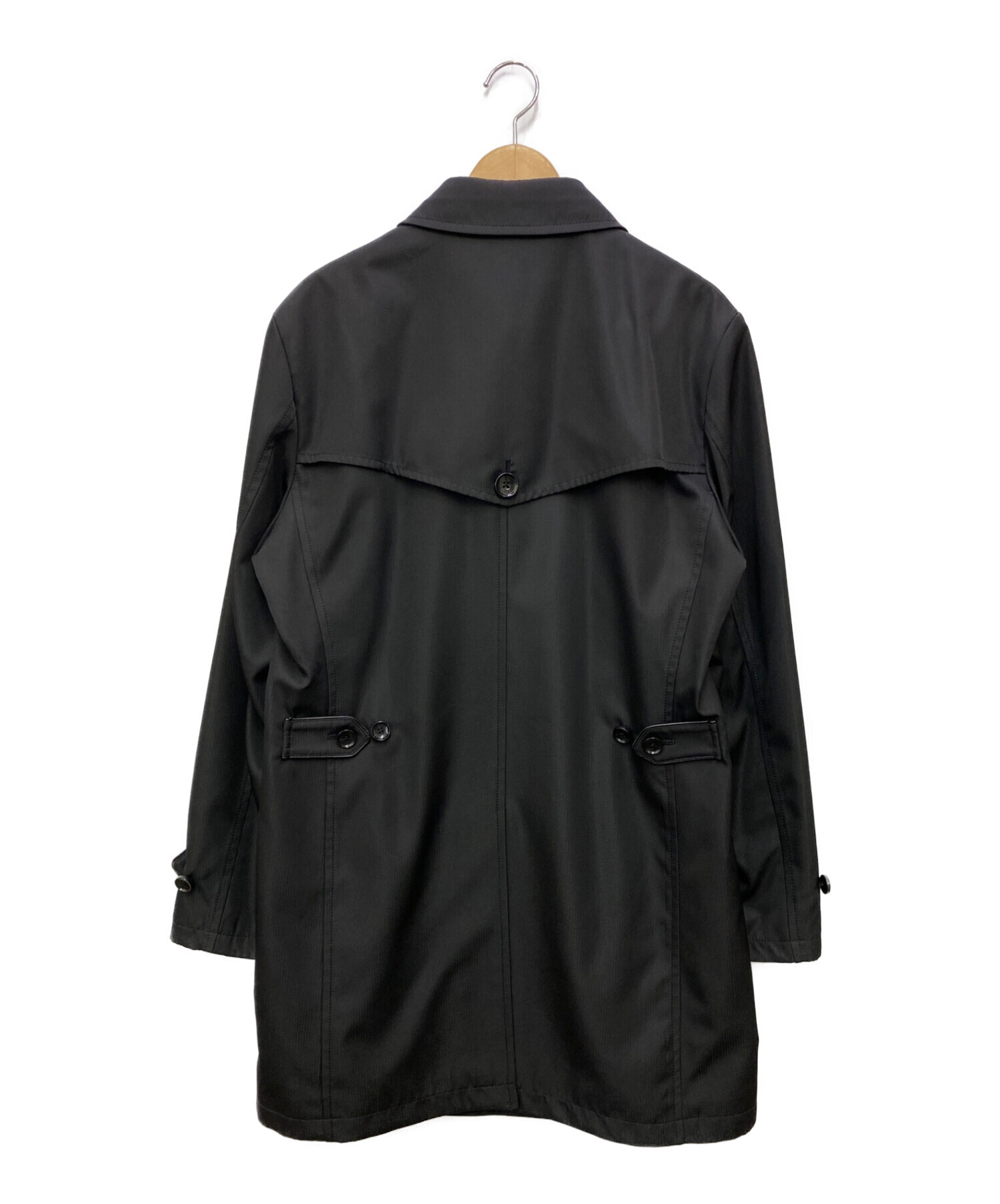 COMME CA MEN (コムサ・メン) ロングコート ブラック サイズ:L 未使用品