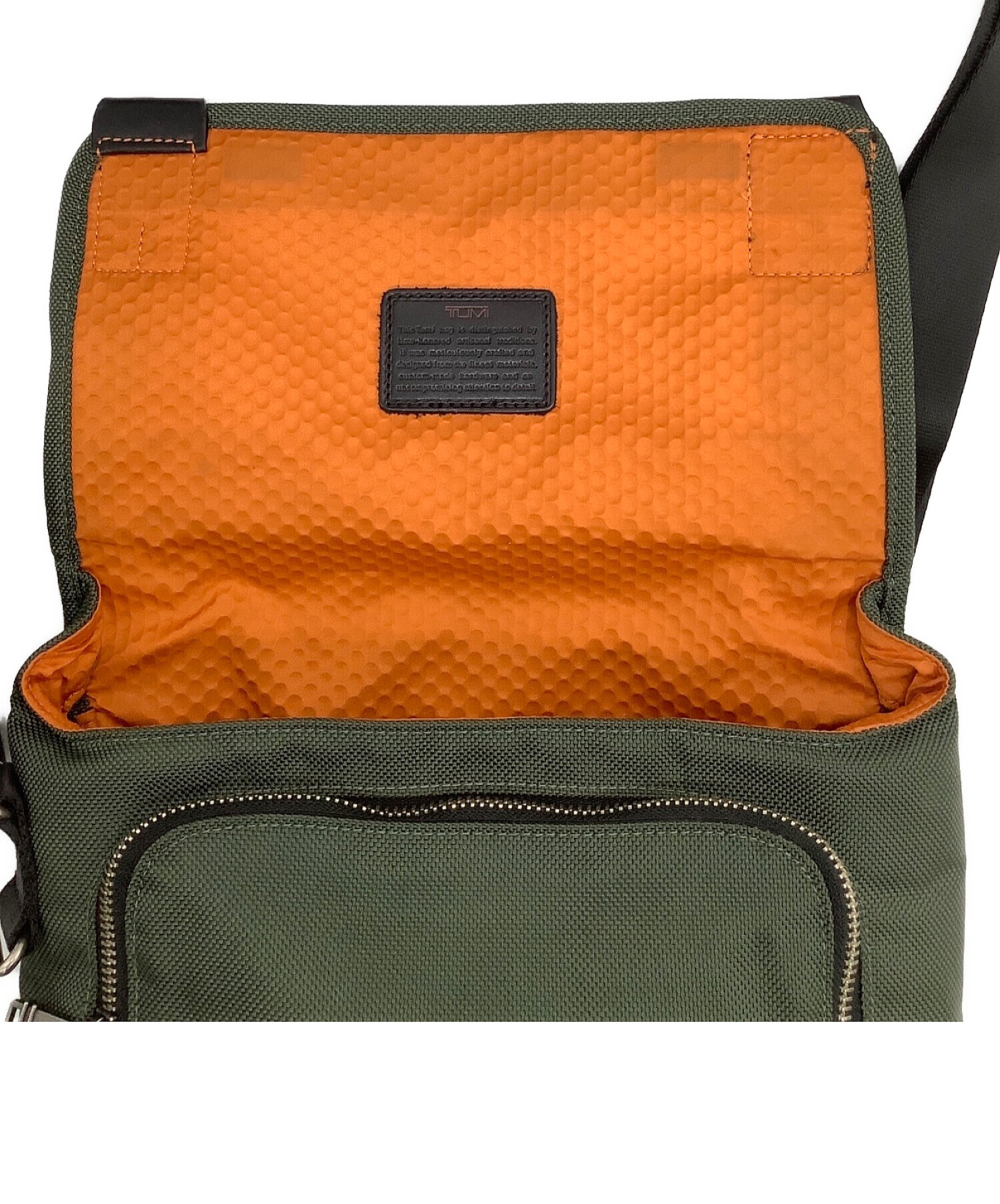 中古・古着通販】TUMI (トゥミ) ショルダーバッグ グリーン｜ブランド 