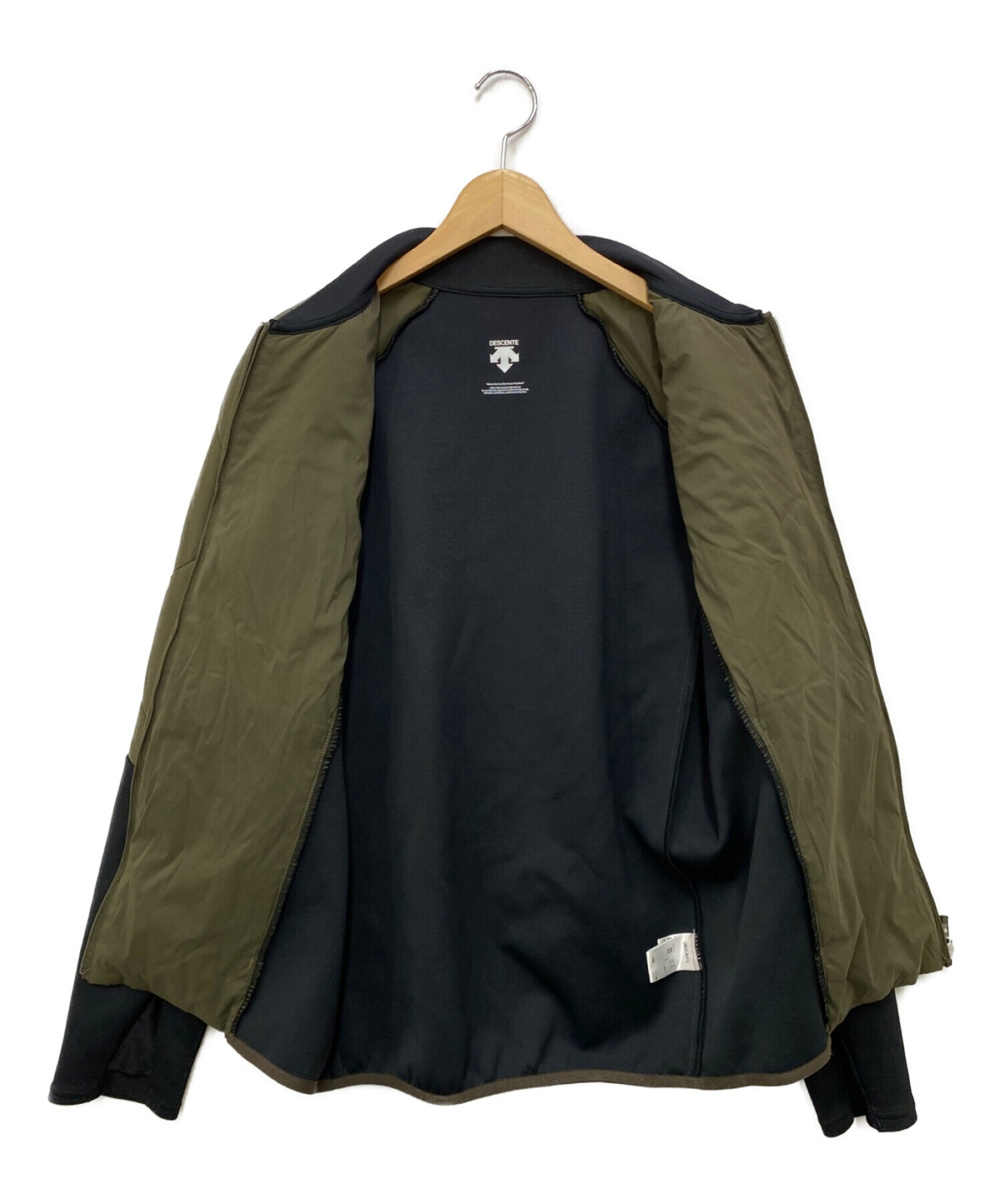 中古・古着通販】DESCENTE (デサント) 中綿ジャケット カーキ サイズ  