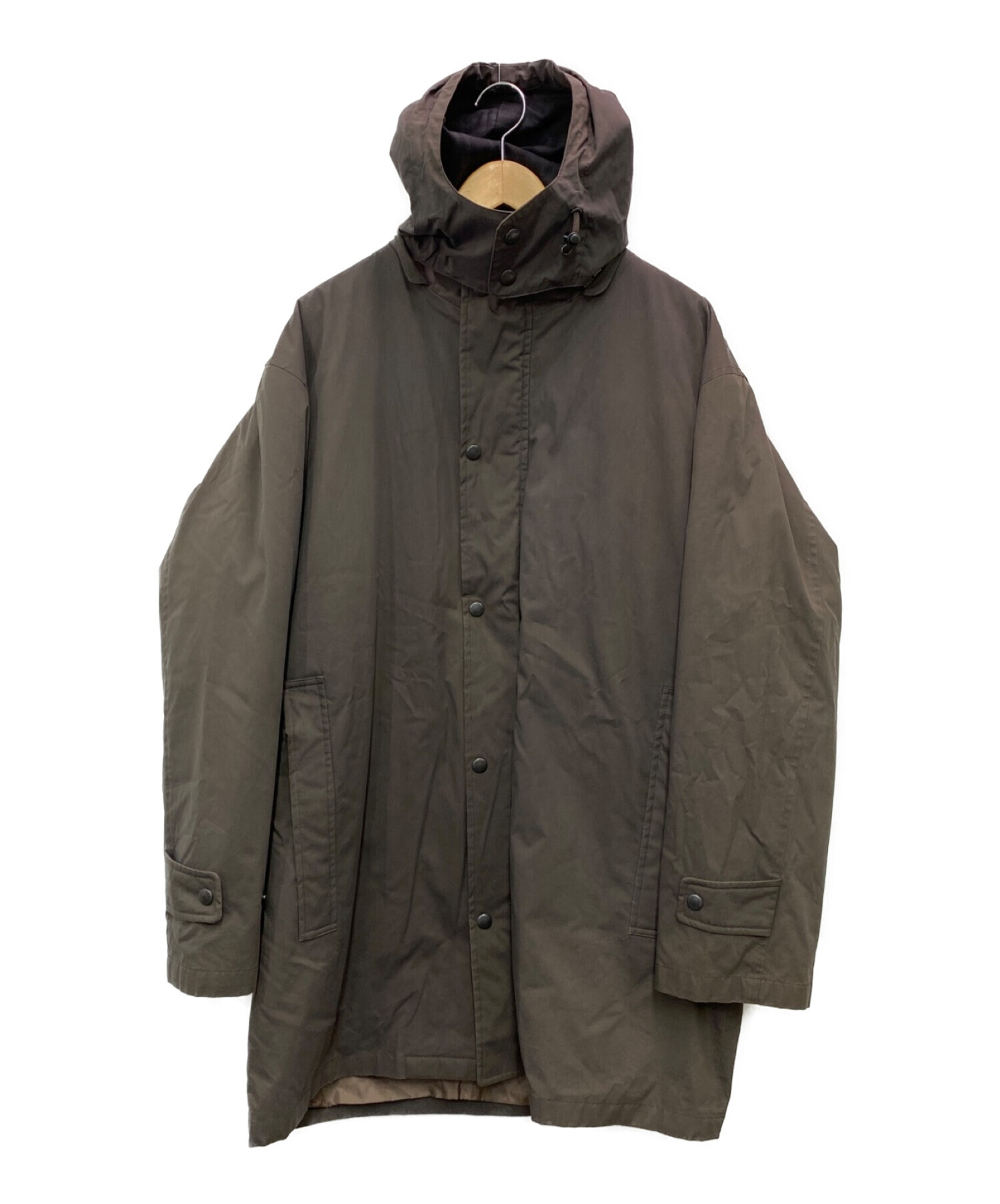中古・古着通販】BURBERRY (バーバリー) 中綿コート ダークブラウン  