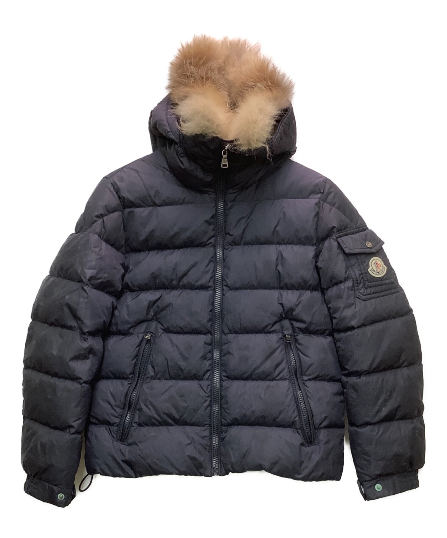 中古・古着通販】MONCLER (モンクレール) ダウンジャケット ネイビー  