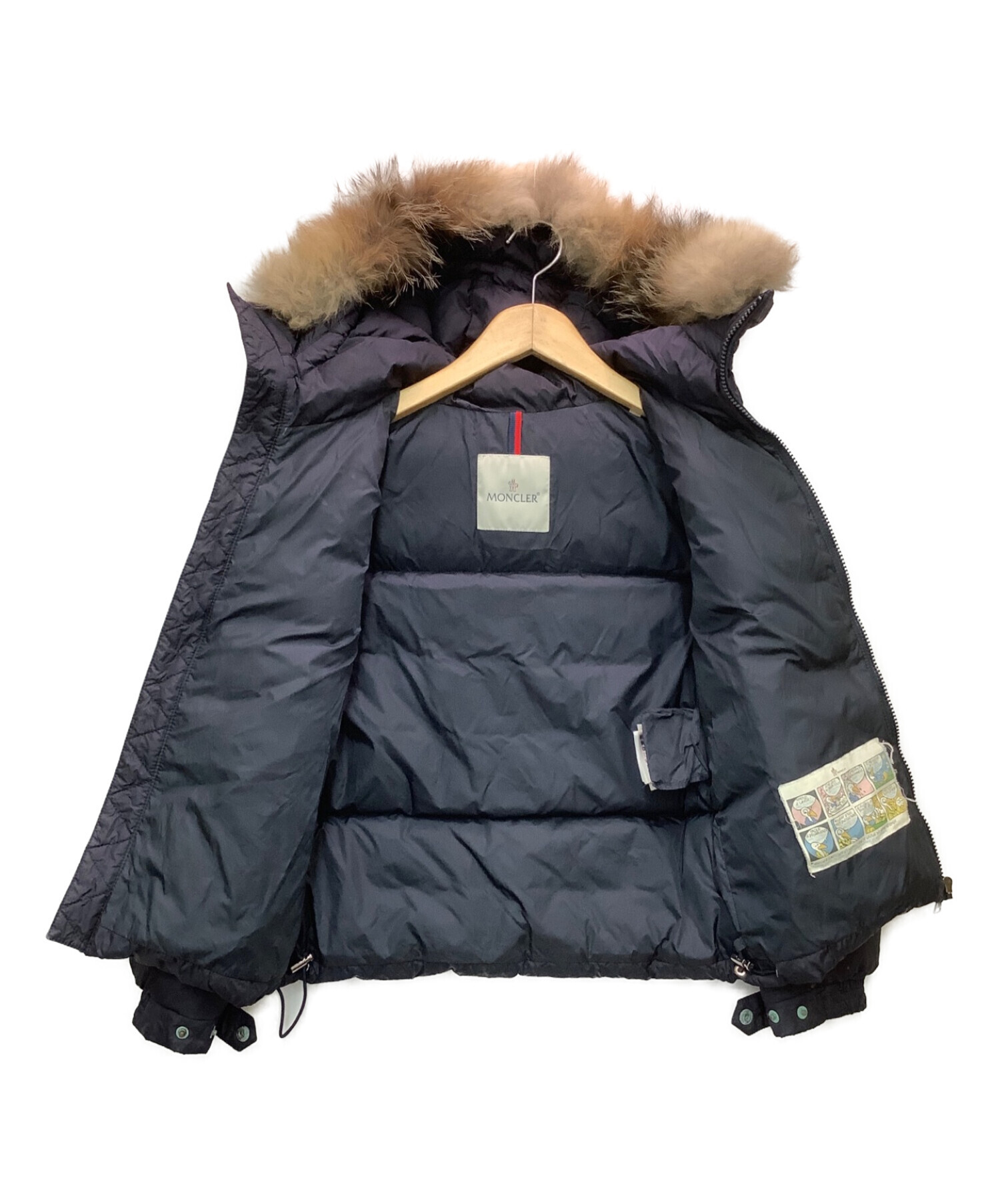 中古・古着通販】MONCLER (モンクレール) ダウンジャケット ネイビー  
