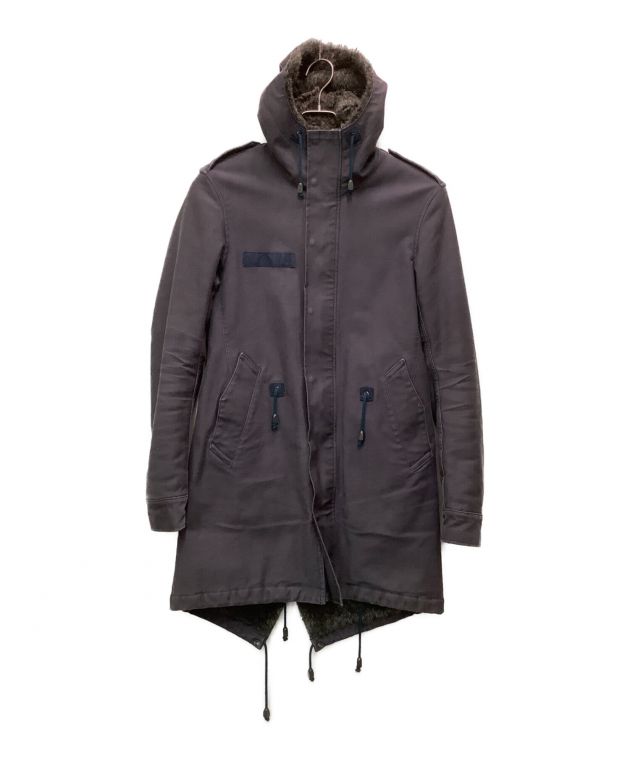 WJK ダブルジェーケー モッズコート S ファー ライナー付き 黒 アウター WJK ダブルジェーケー モッズコート S ファー ライナー付き 黒 アウター