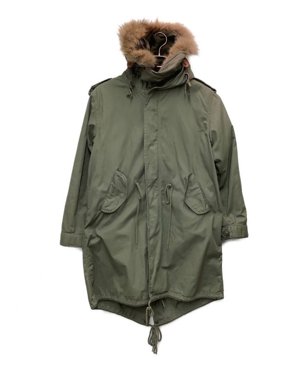 中古・古着通販】HOUSTON (ヒューストン) モッズコート オリーブ 