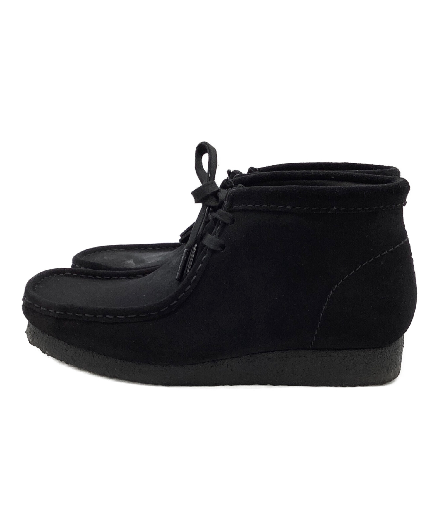 中古・古着通販】CLARKS (クラークス) ワラビーシューズ ブラック 