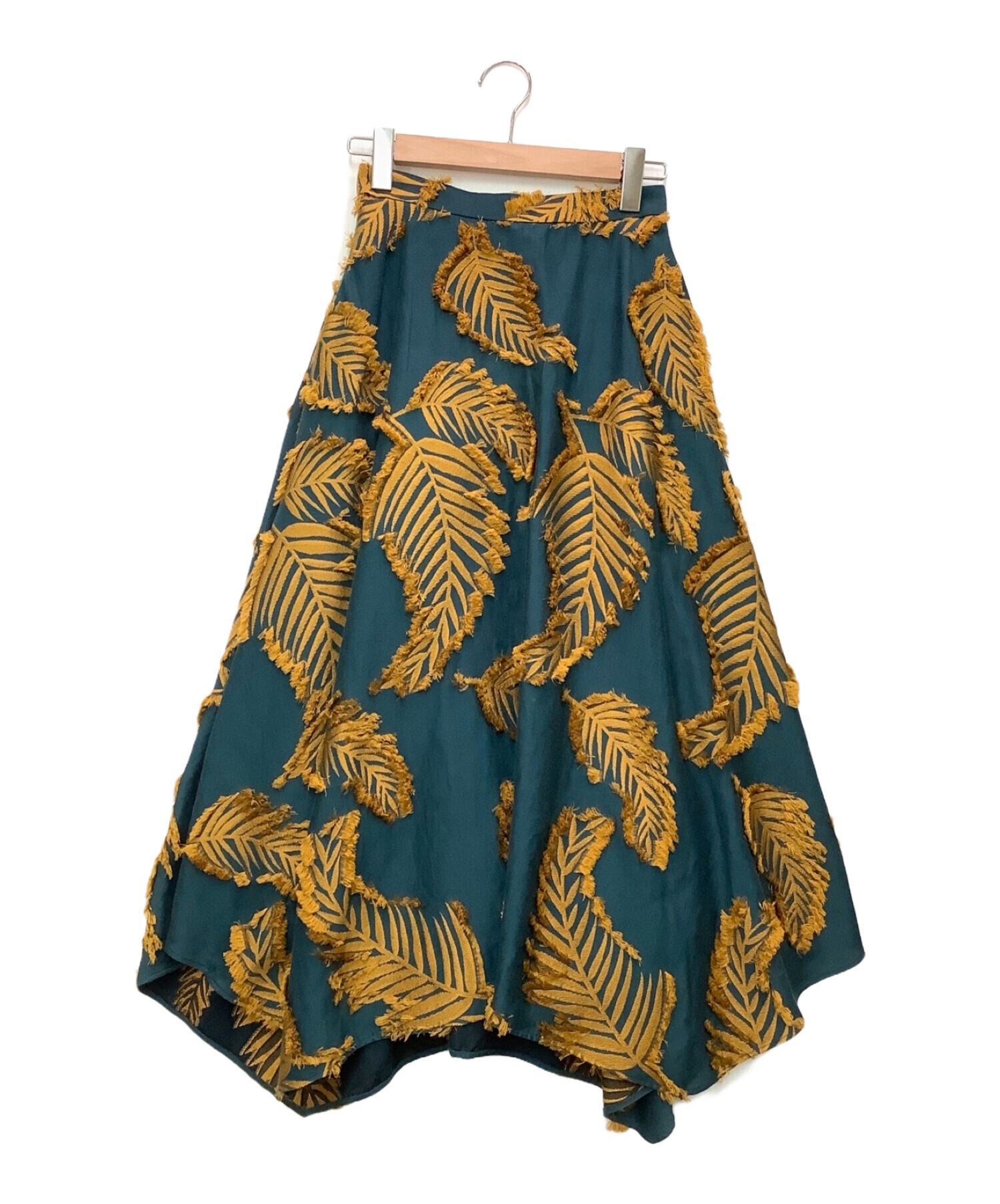 中古・古着通販】ADORE (アドーア) フリンジロングスカート ネイビー  