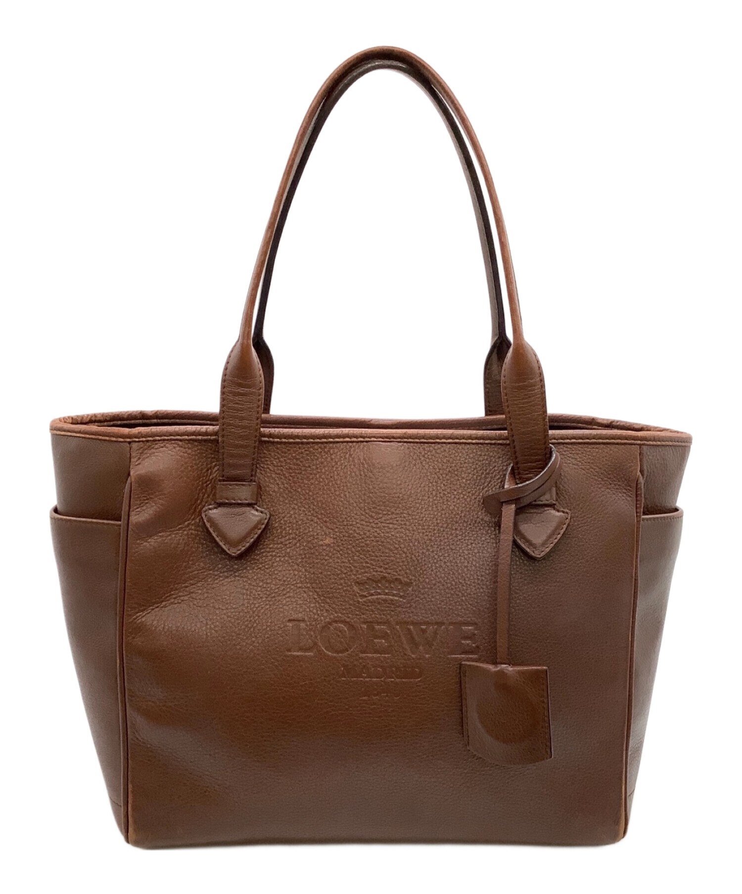 中古・古着通販】LOEWE (ロエベ) トートバッグ ブラウン｜ブランド 