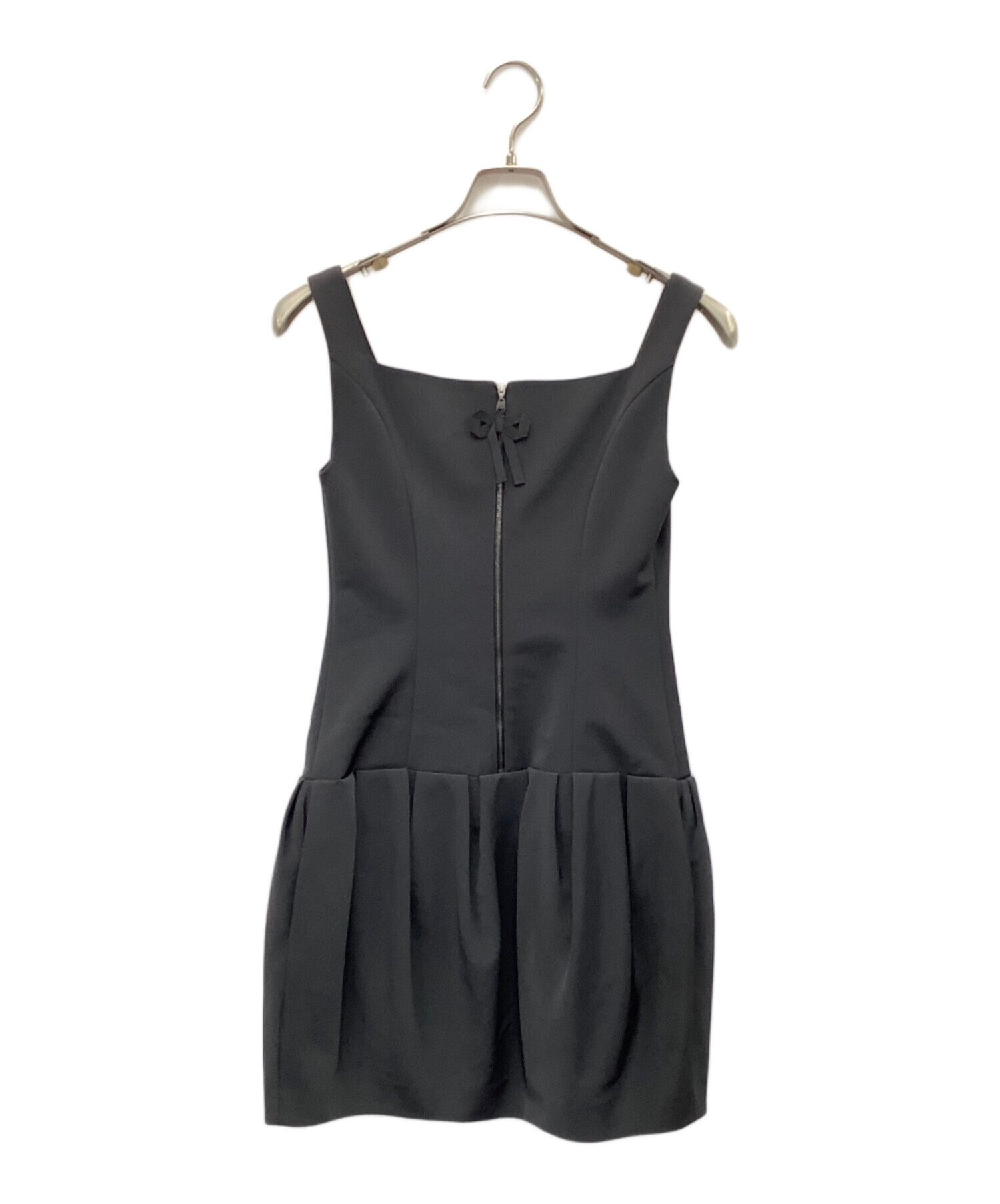FOXEY NY 38 黒 チュニックトップス（フォクシーニューヨーク FOXEY 