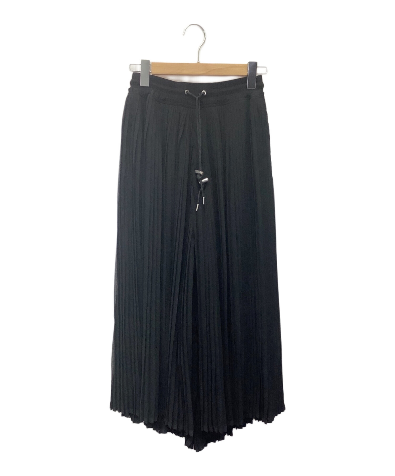 中古・古着通販】DIESEL (ディーゼル) プリーツパンツ ブラック サイズ 
