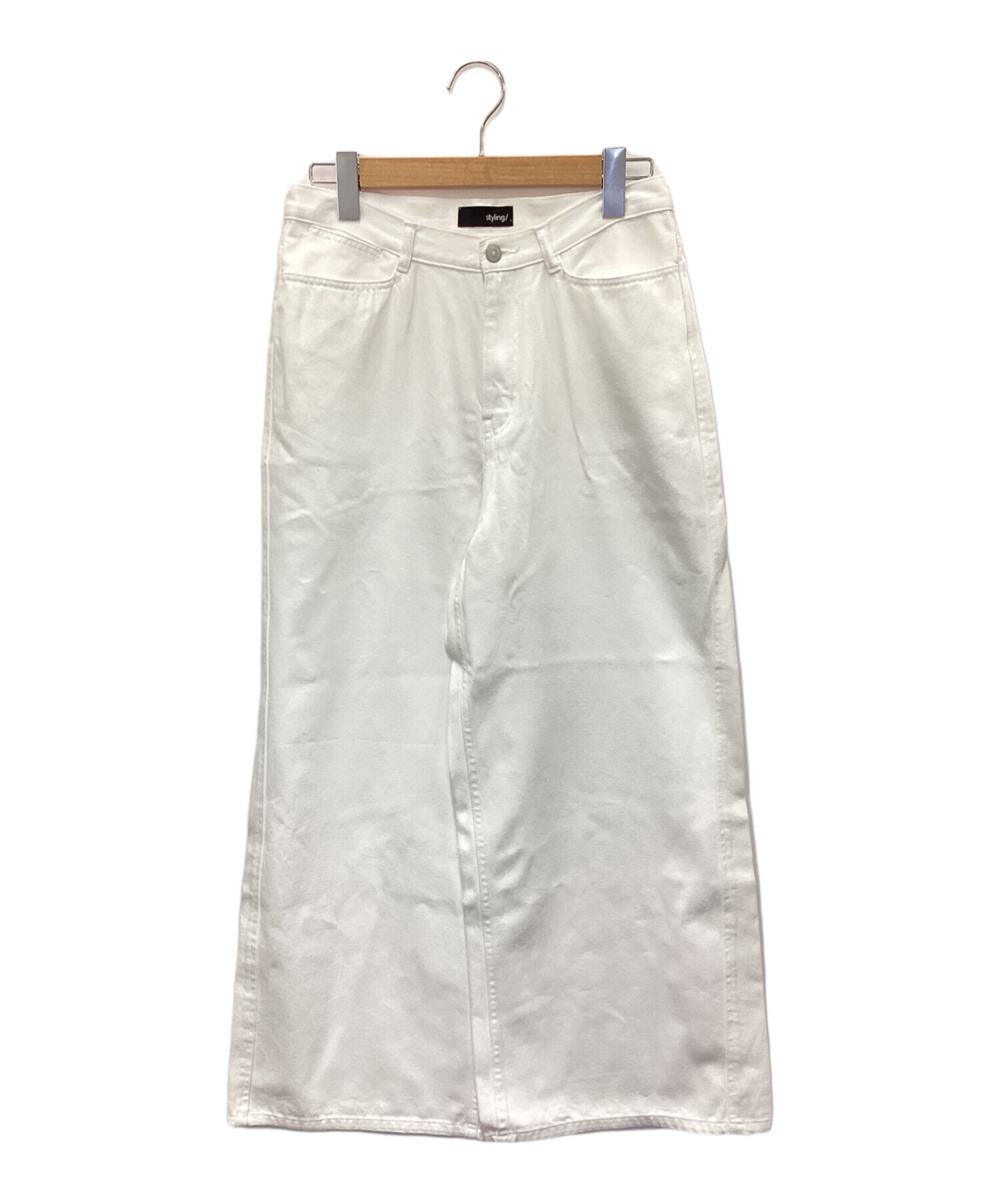 中古・古着通販】styling/ (スタイリング) デニムワイドパンツ 