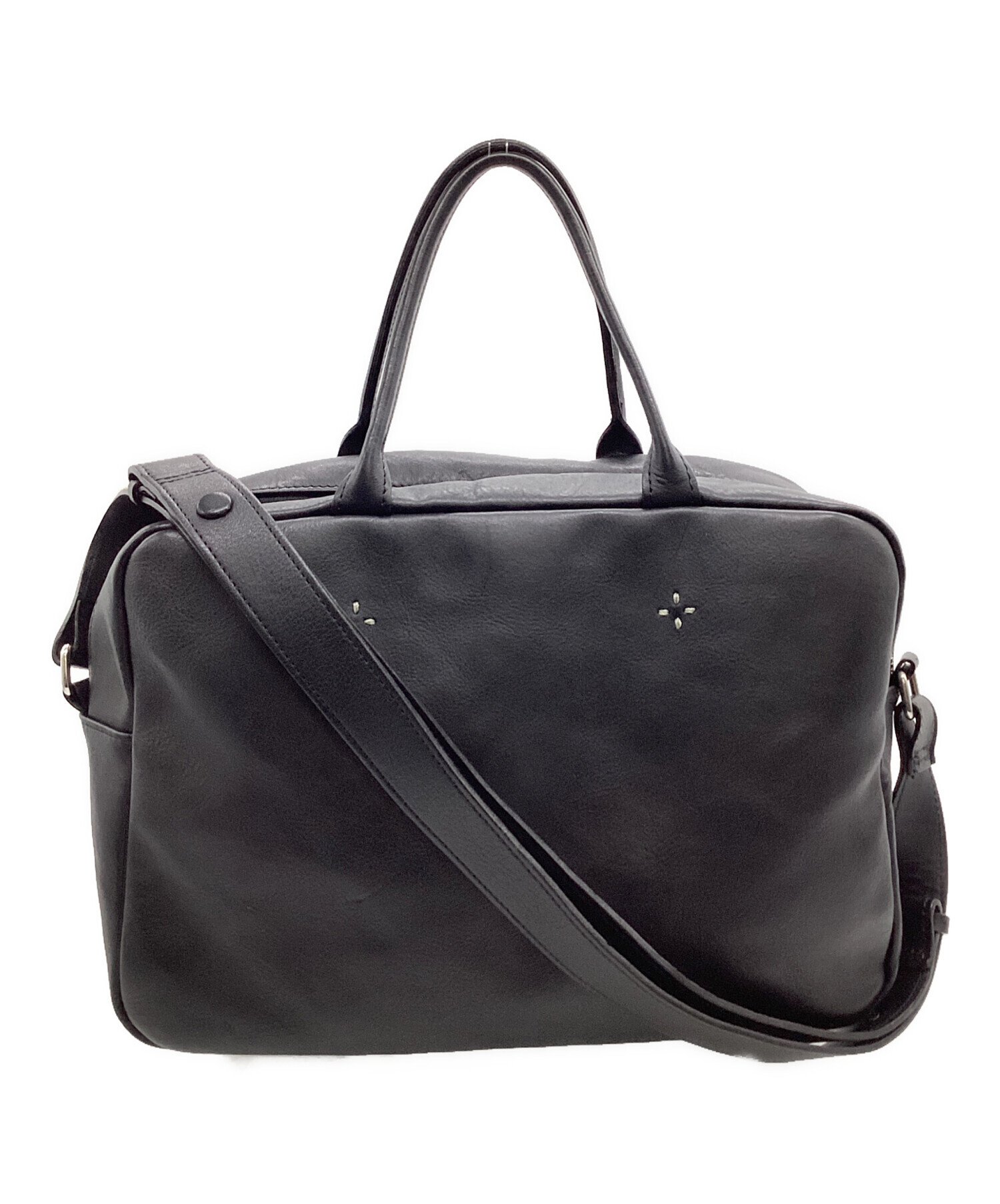 おかかえバッグ マドリガル 黒 レザー ビジネスバッグ 2WAY 新品未使用