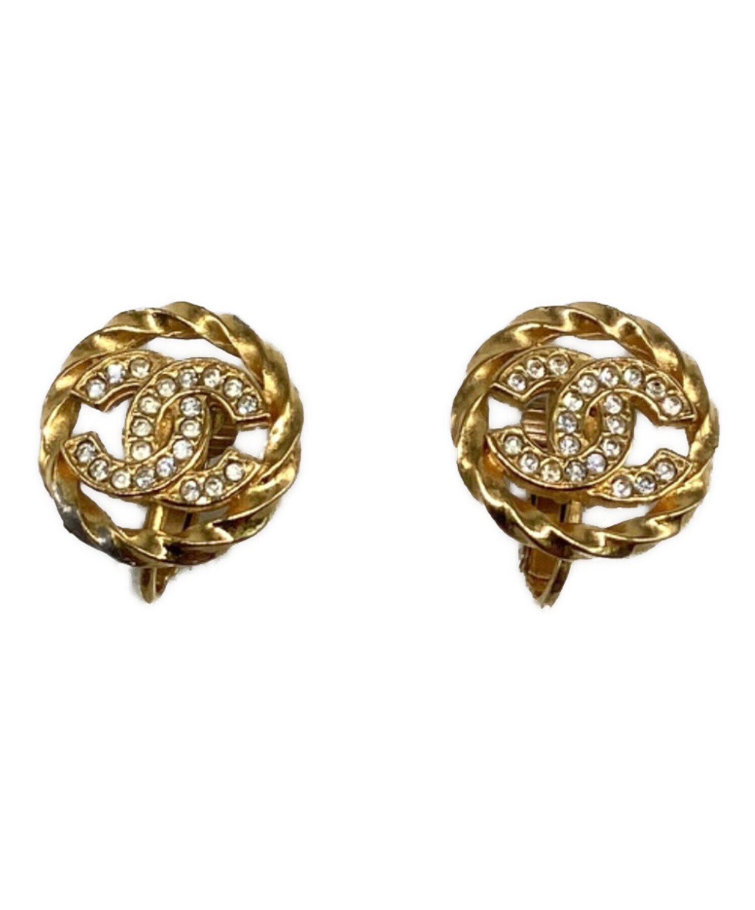 中古・古着通販】CHANEL (シャネル) ココマーク ラインストーン  