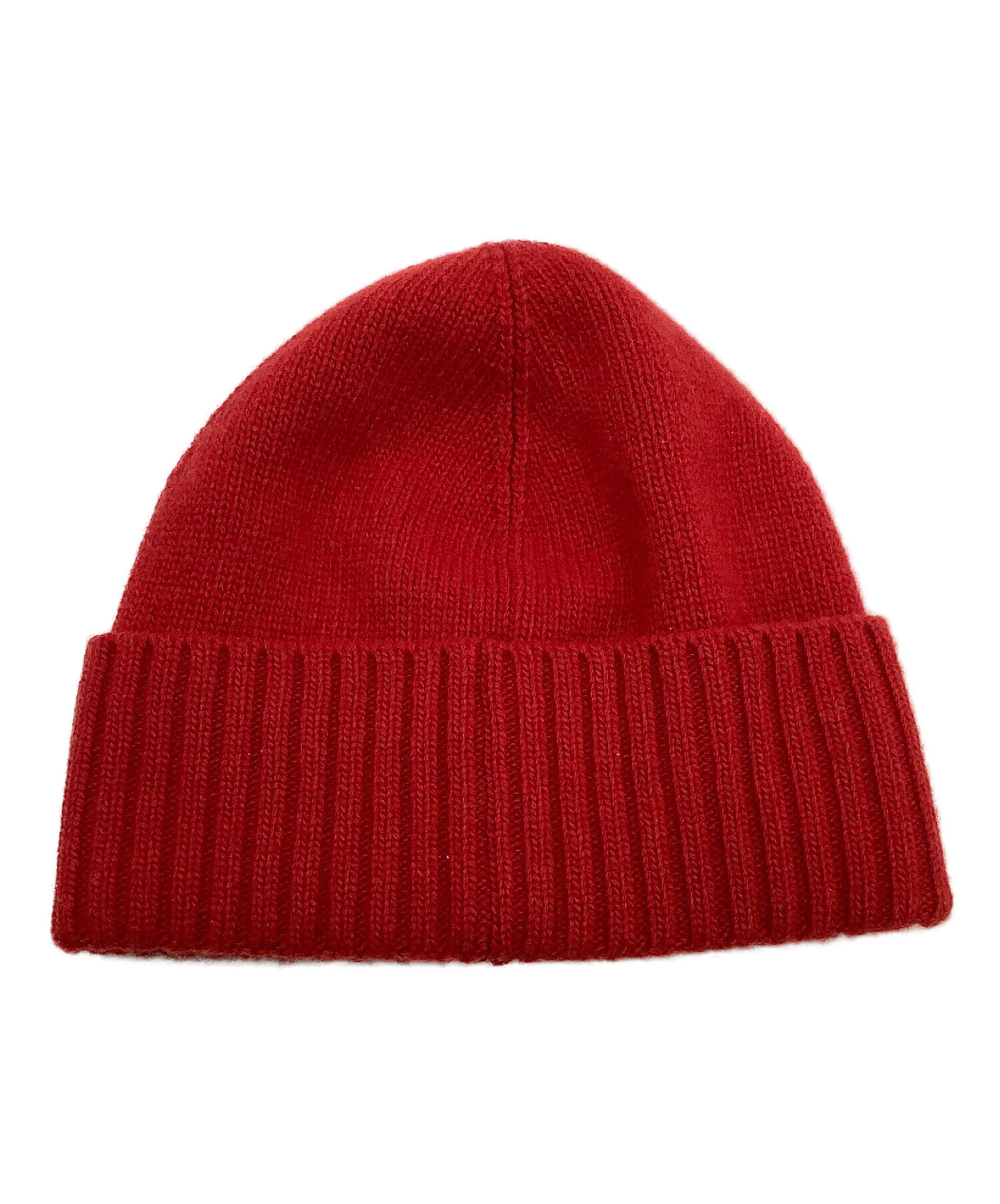 中古・古着通販】MONCLER (モンクレール) ニット帽 レッド｜ブランド