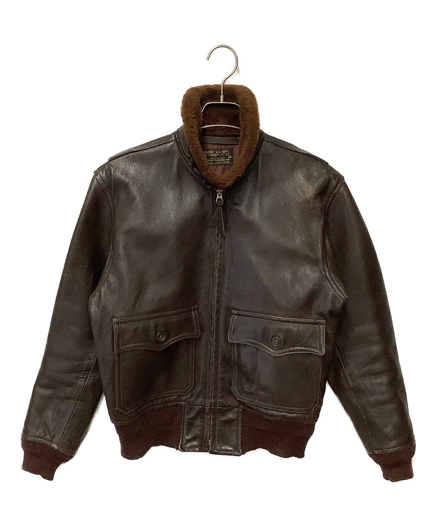 Eastman Leather Clothing (イーストマン レザー クロージング) G-1フライトジャケット ブラウン サイズ:36