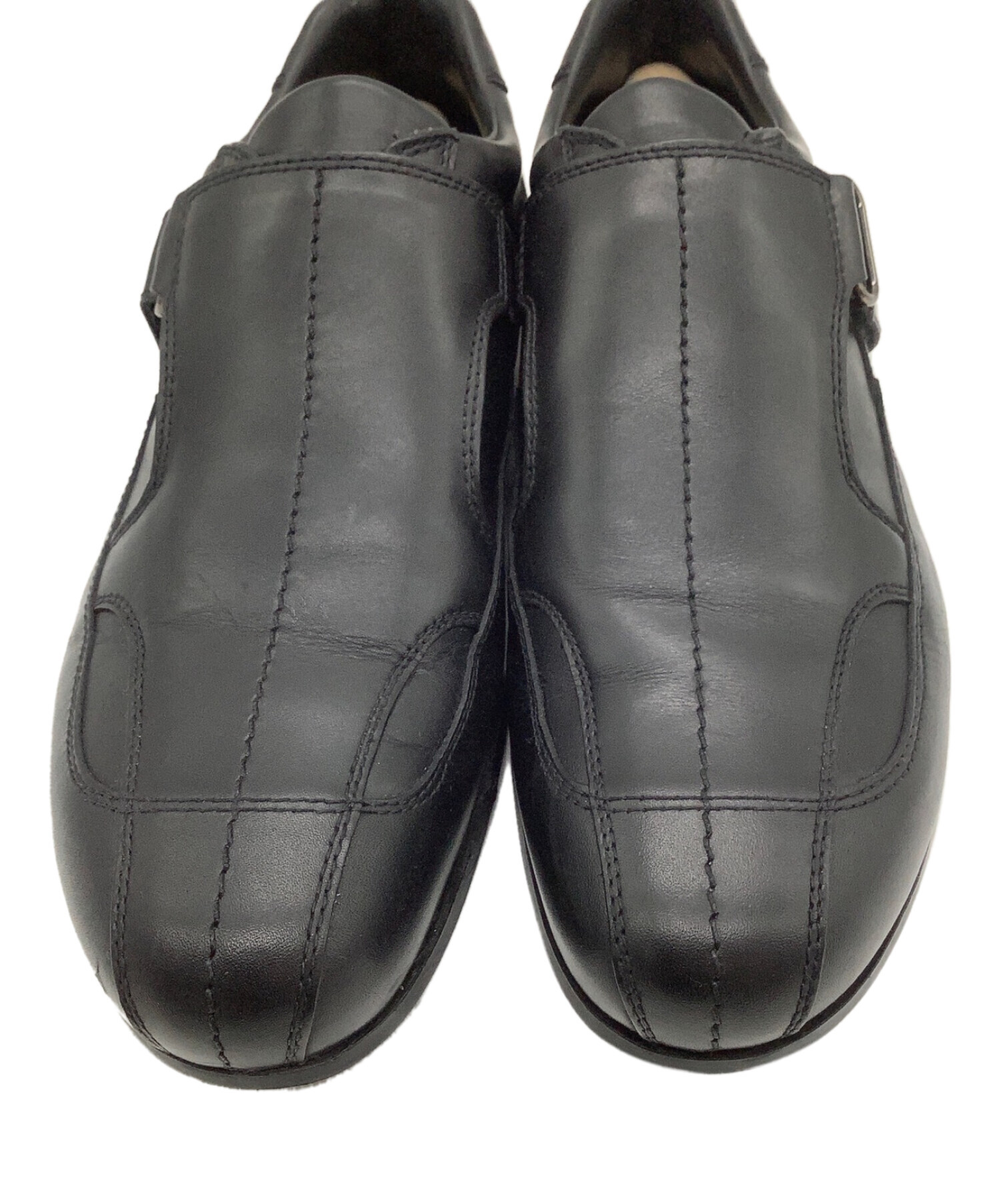中古・古着通販】PRADA (プラダ) ドレスカジュアルシューズ ブラック 