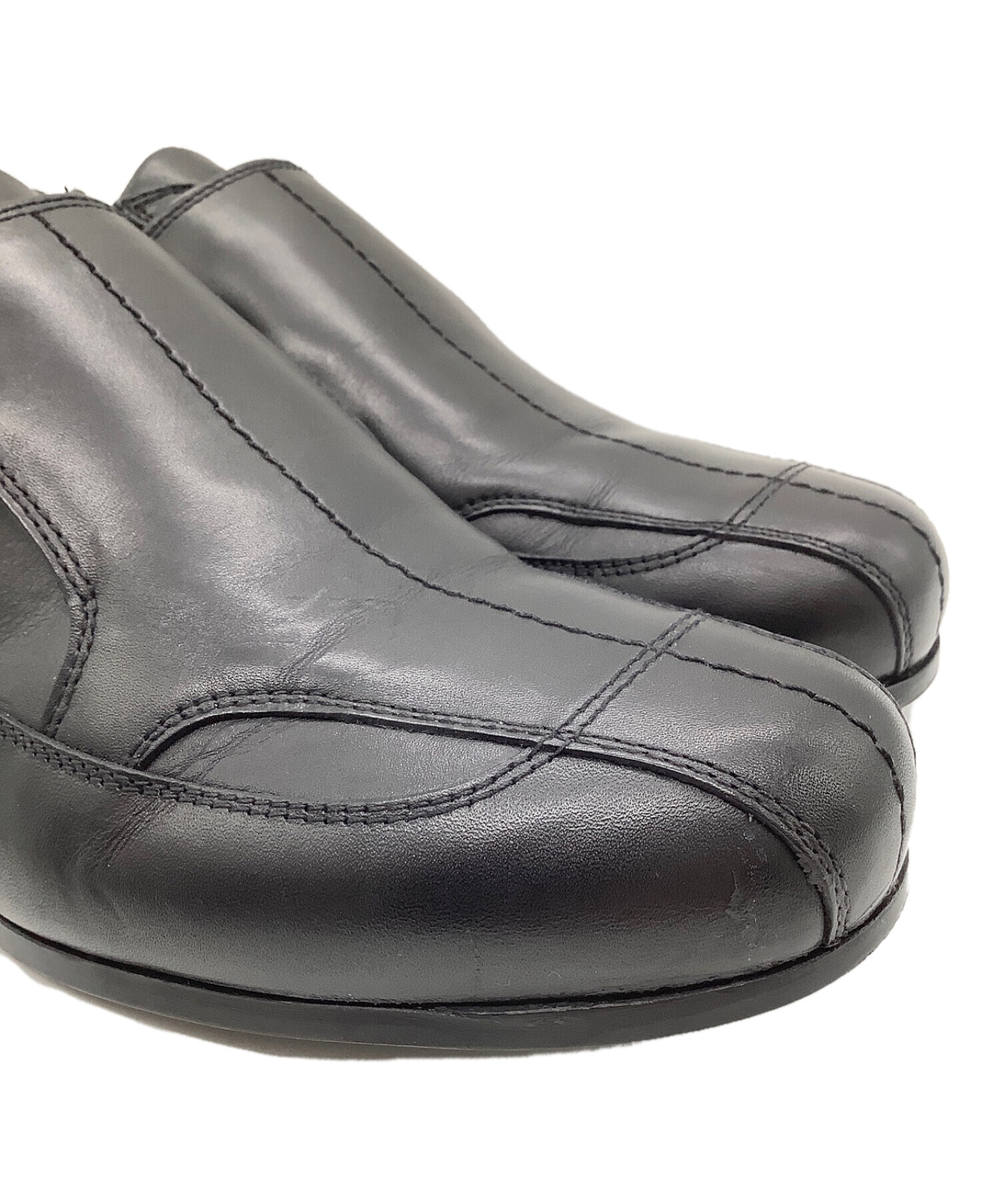 中古・古着通販】PRADA (プラダ) ドレスカジュアルシューズ ブラック 