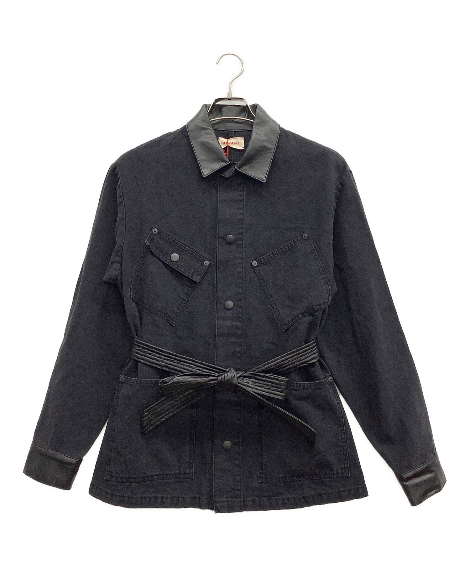 MEYAME (メヤメ) ダックジャケット ブラック サイズ:FREE 未使用品
