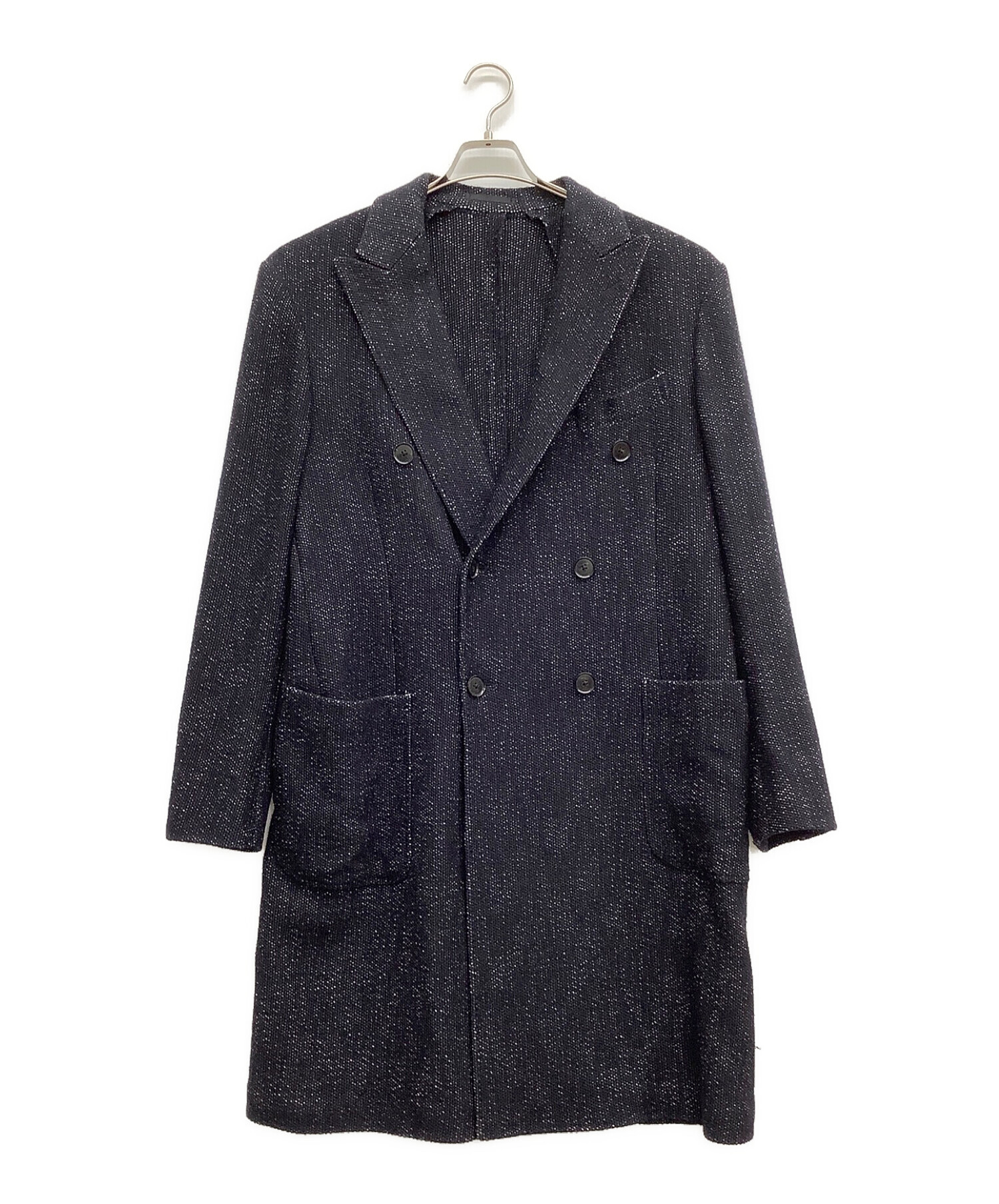 TOMORROWLAND PILGRIM チェスターコート NAVY 46 トゥモローランド