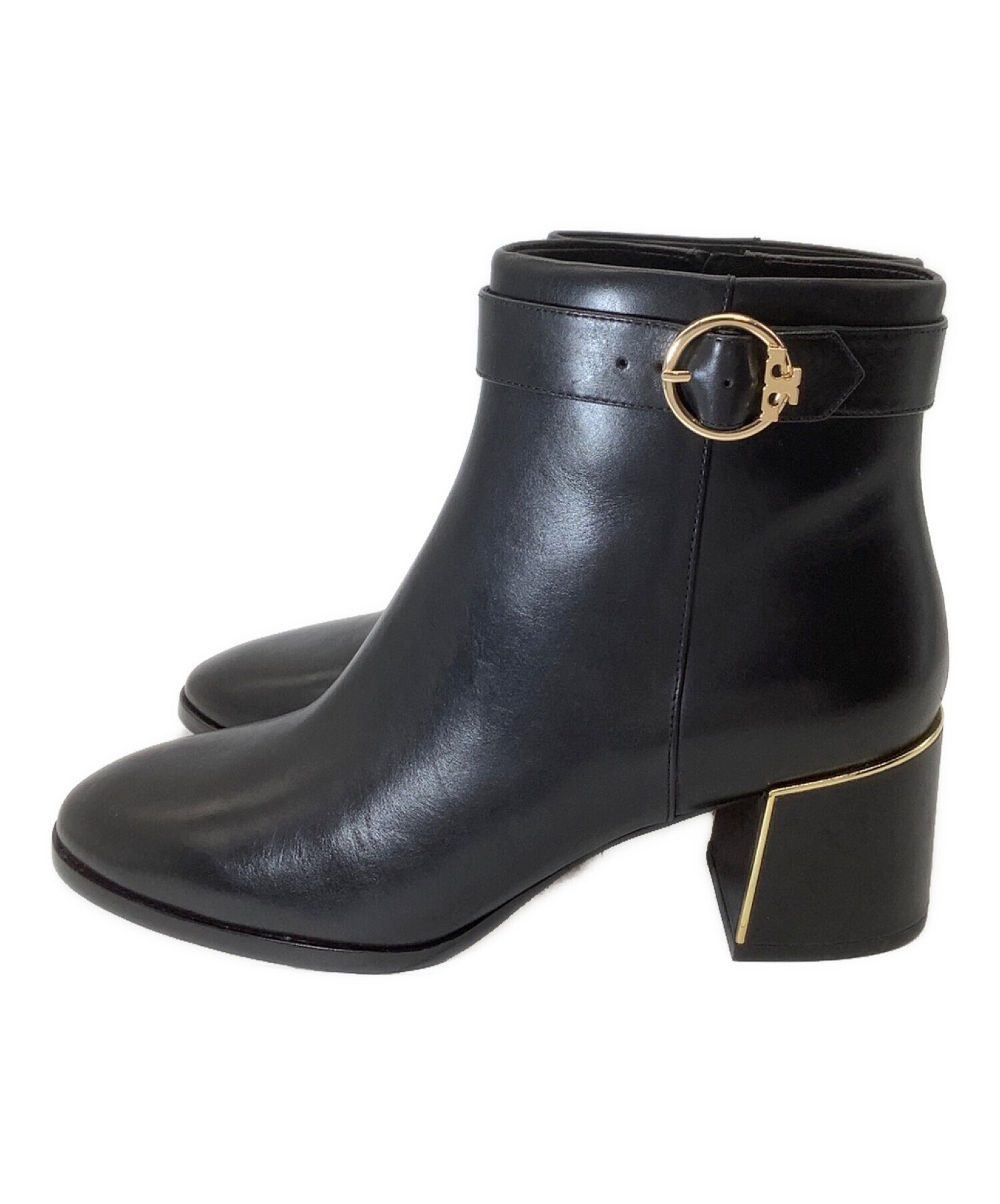 中古・古着通販】TORY BURCH (トリーバーチ) ブーティ ブラック サイズ 
