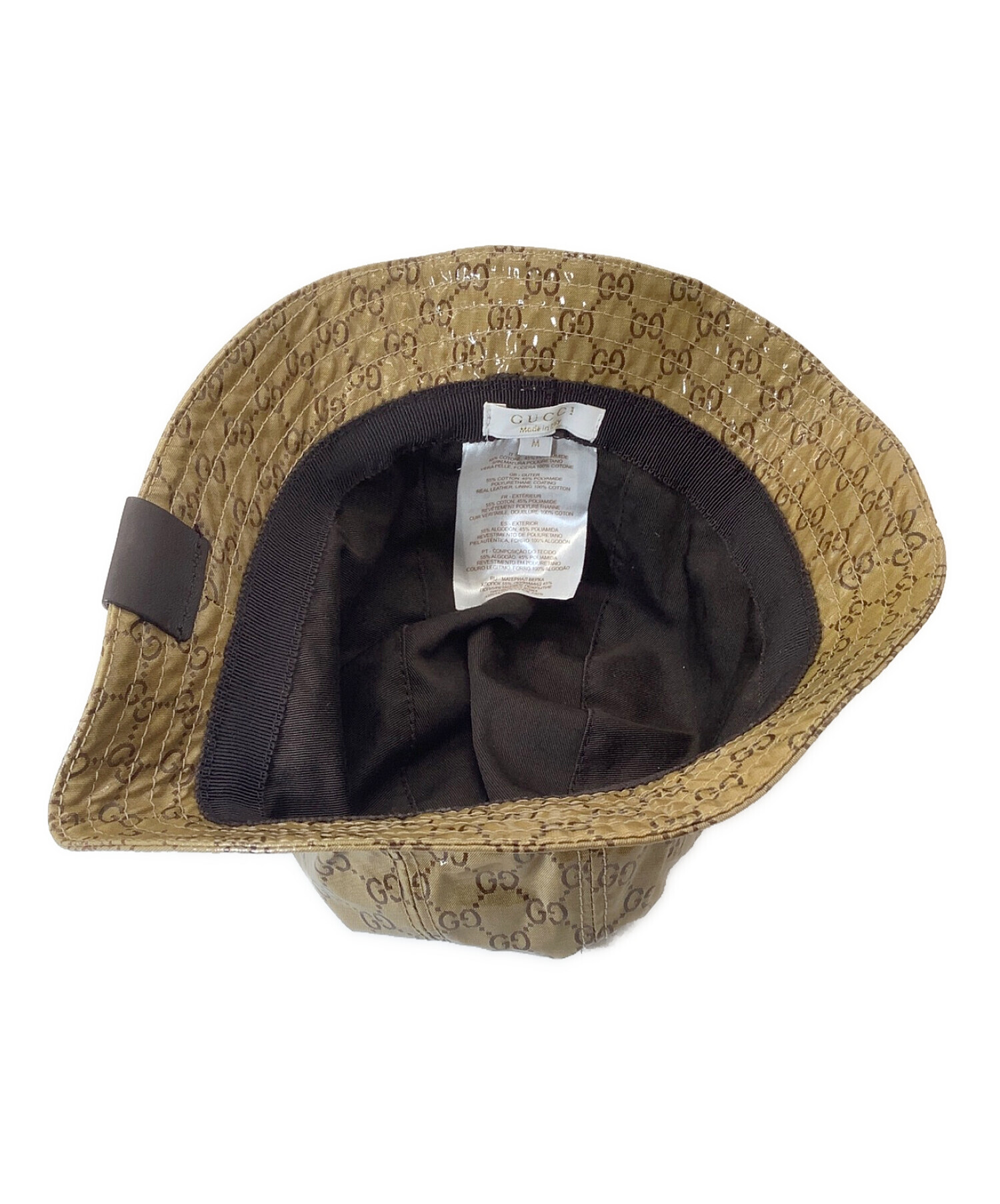 中古・古着通販】GUCCI (グッチ) バケットハット ベージュ｜ブランド 