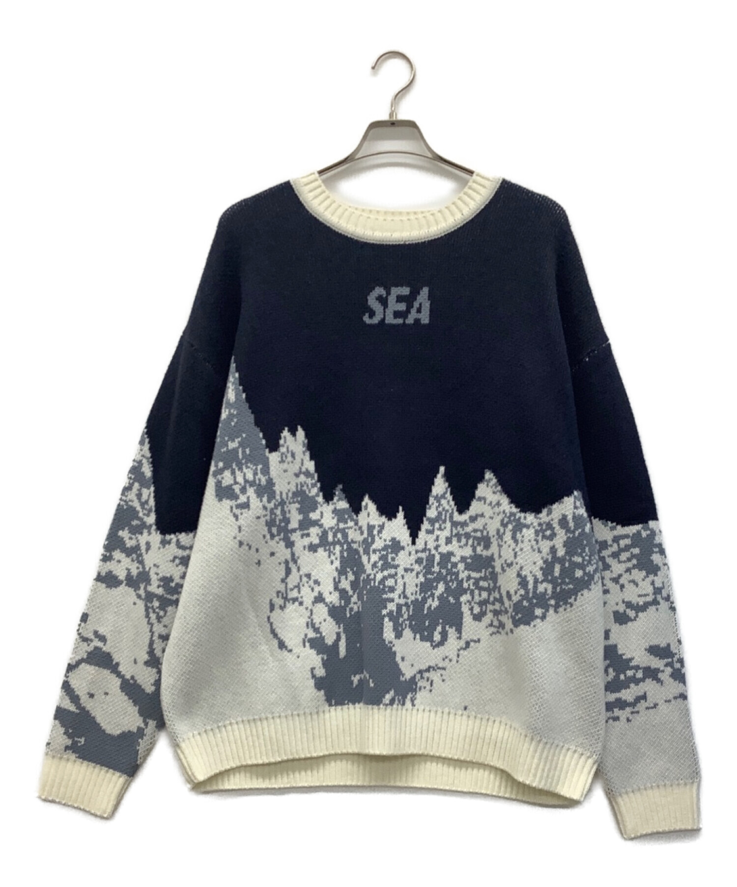 WIND AND SEA Mt Snow Sweater Blueトップス