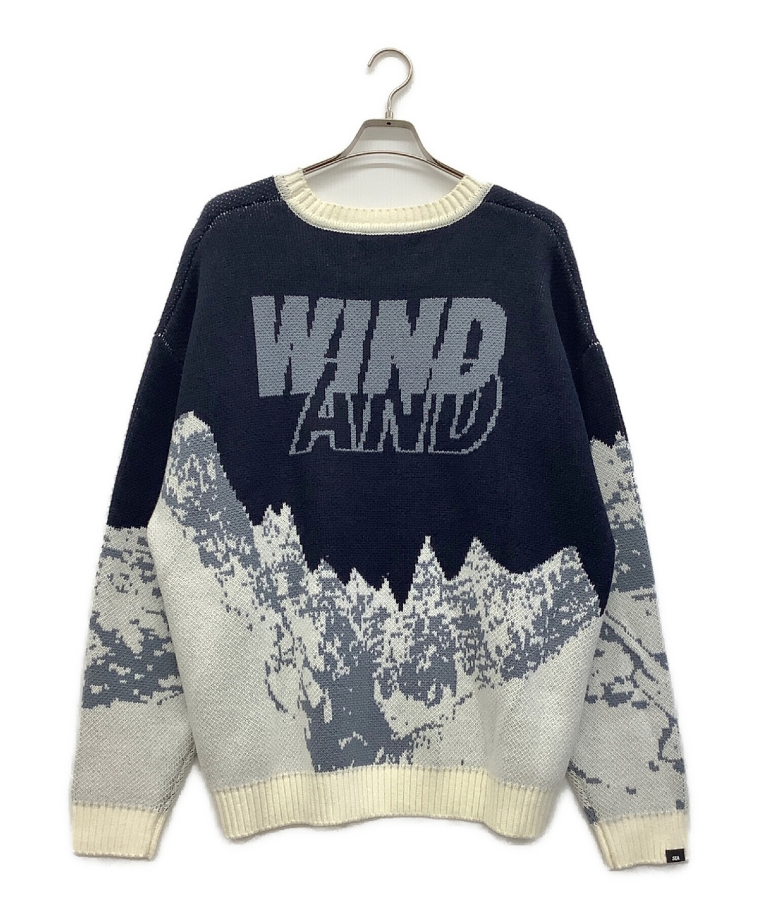 WIND AND SEA Mt Snow Sweater Blueトップス