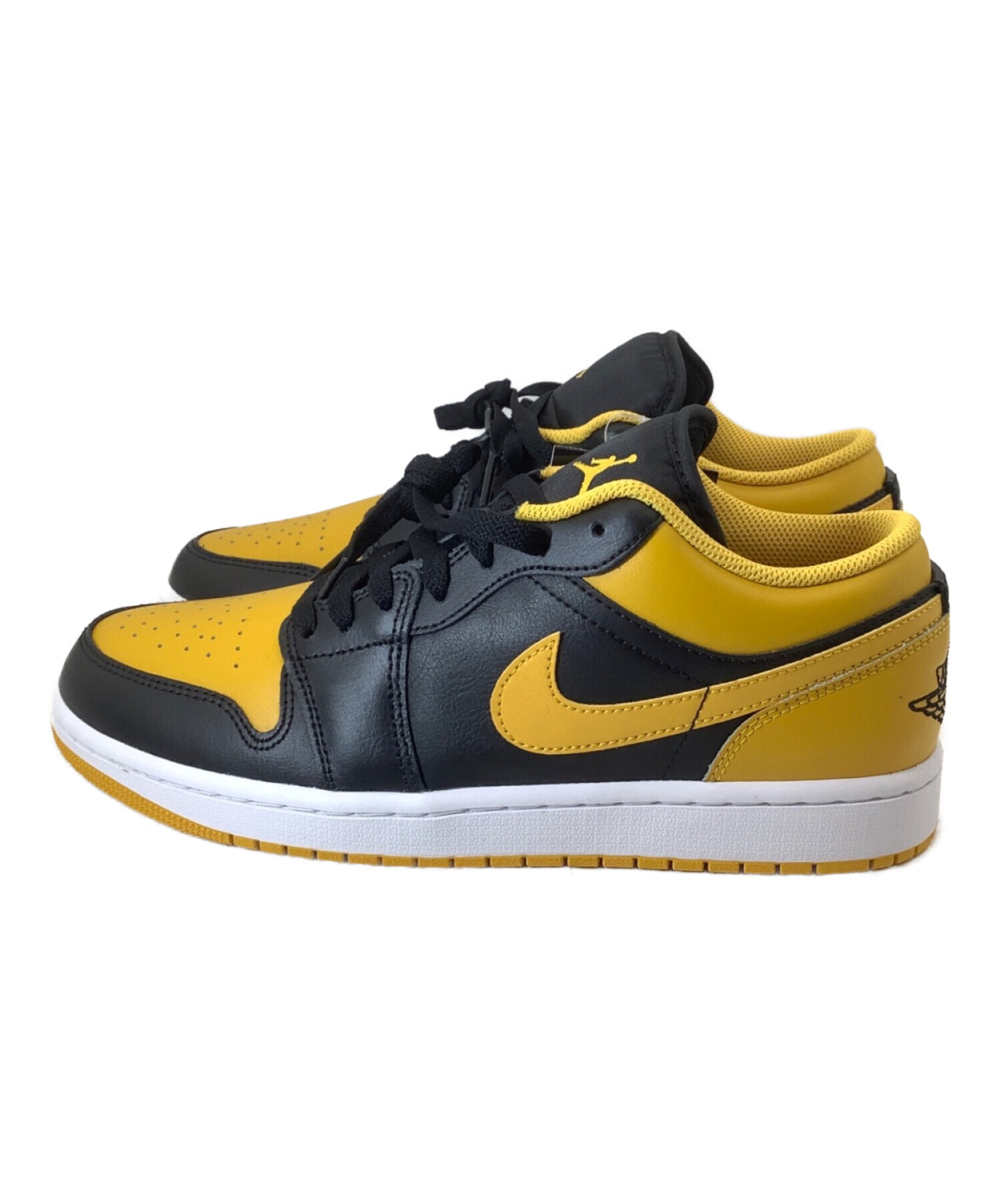 中古・古着通販】NIKE (ナイキ) Air Jordan 1 Low ブラック×イエロー 