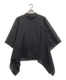 中古・古着通販】ADORE (アドーア) マナードボイルブラウス ブラック 