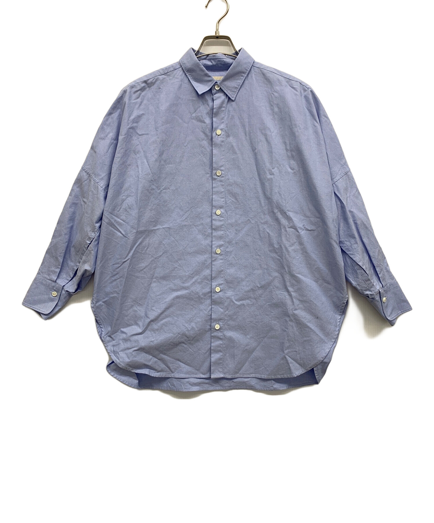 中古・古着通販】Plage (プラージュ) Oxford Longシャツ スカイブルー 