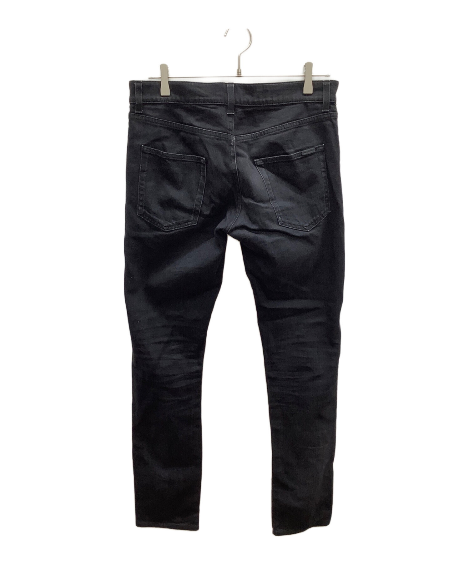 サンローラン　ブラックデニム　30 リラックススリムジーンズ（カーボンブラックデニム） ブラック