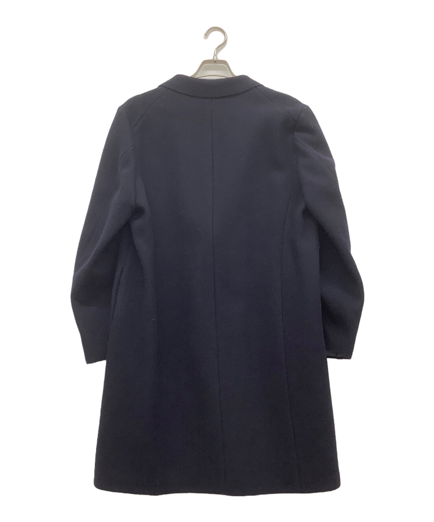 中古・古着通販】SUNSEA (サンシー) チェスターコート ネイビー サイズ 