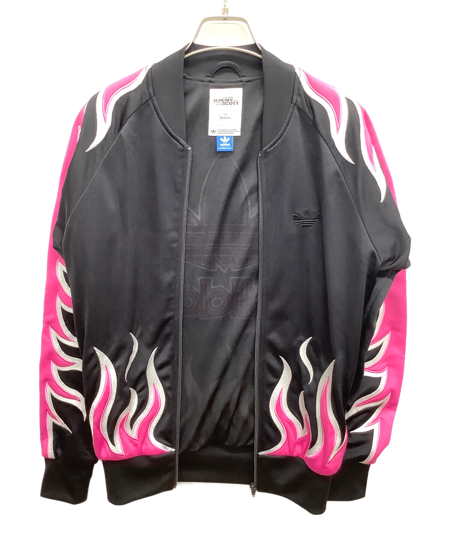 アディダス ジェレミースコット トラックジャケット チェック ジャージ