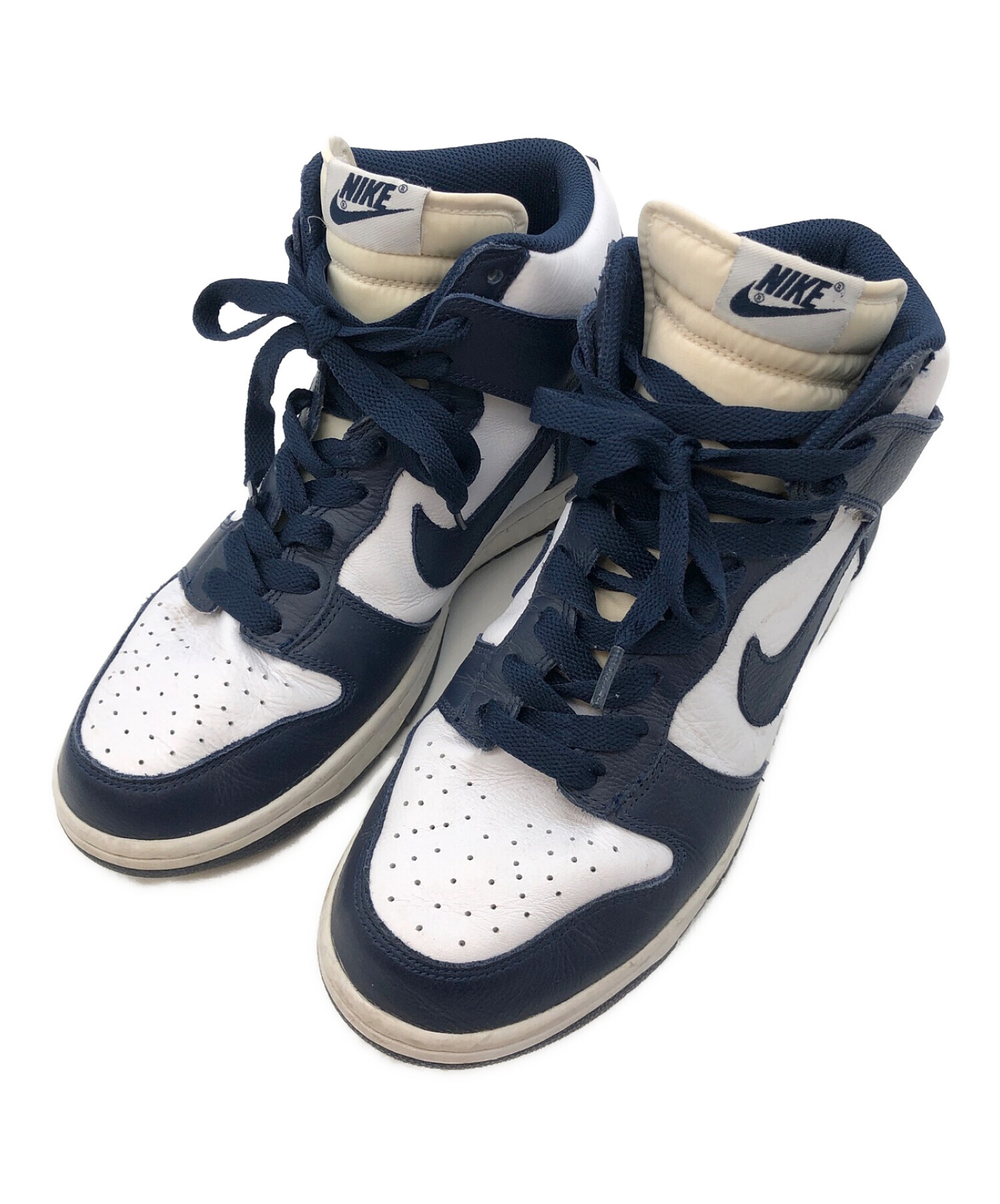 中古・古着通販】NIKE (ナイキ) DUNK HIGH RETRO ネイビー×ホワイト  