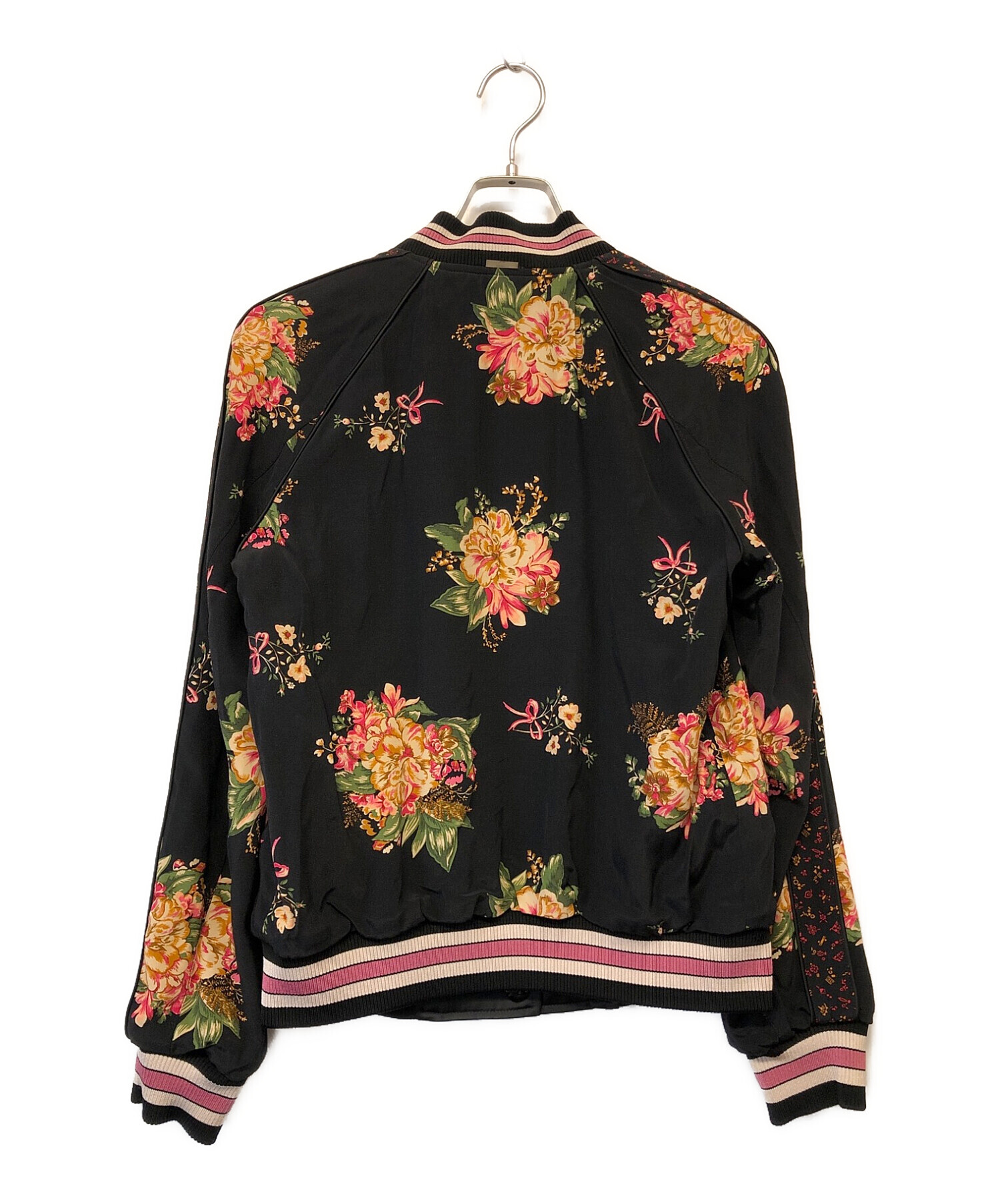 COACH コーチ スカジャン 刺繍 花 ボブキャット 2サイズ 赤 【公式通販】