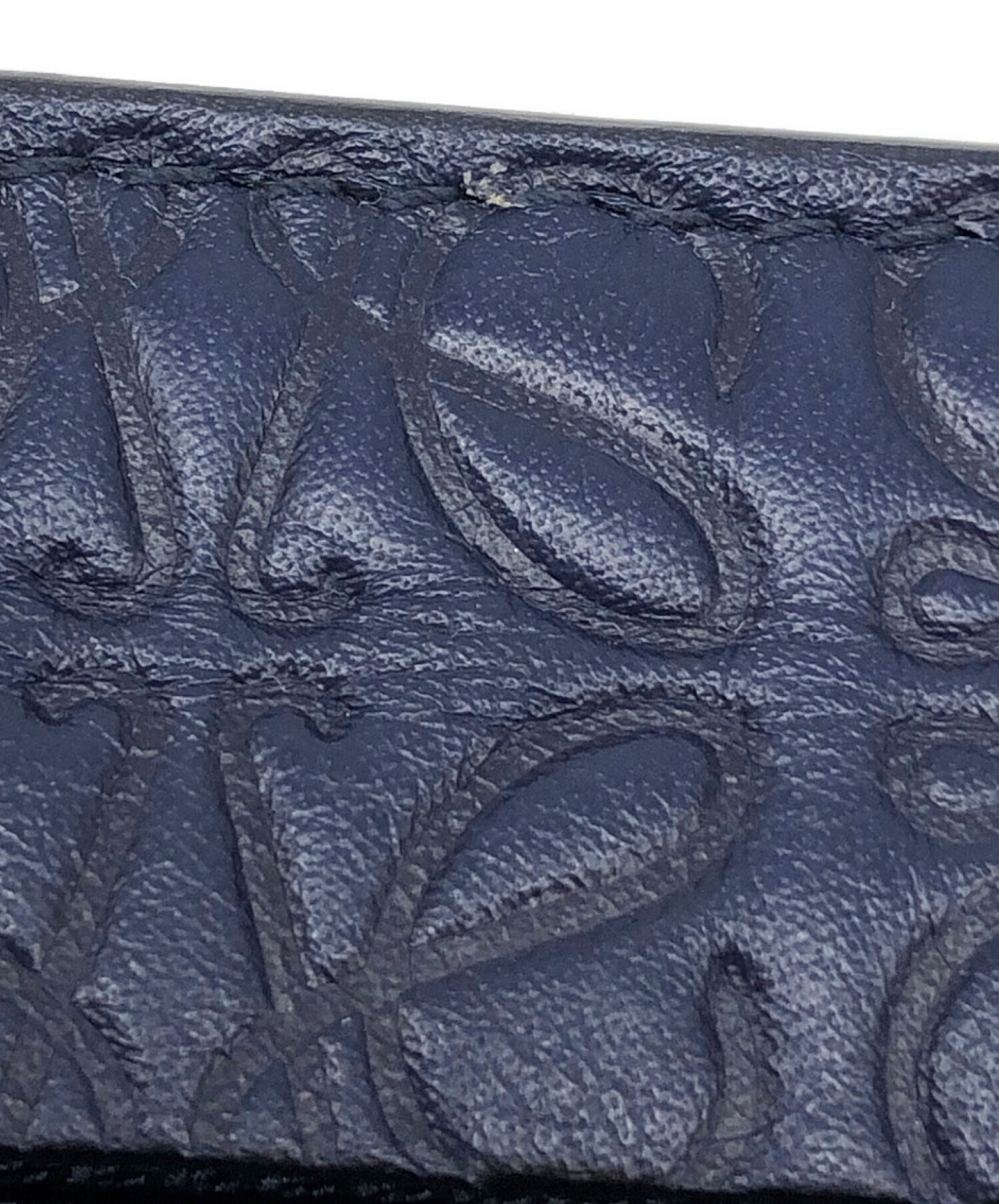 中古・古着通販】LOEWE (ロエベ) クラッチバッグ ネイビー｜ブランド 