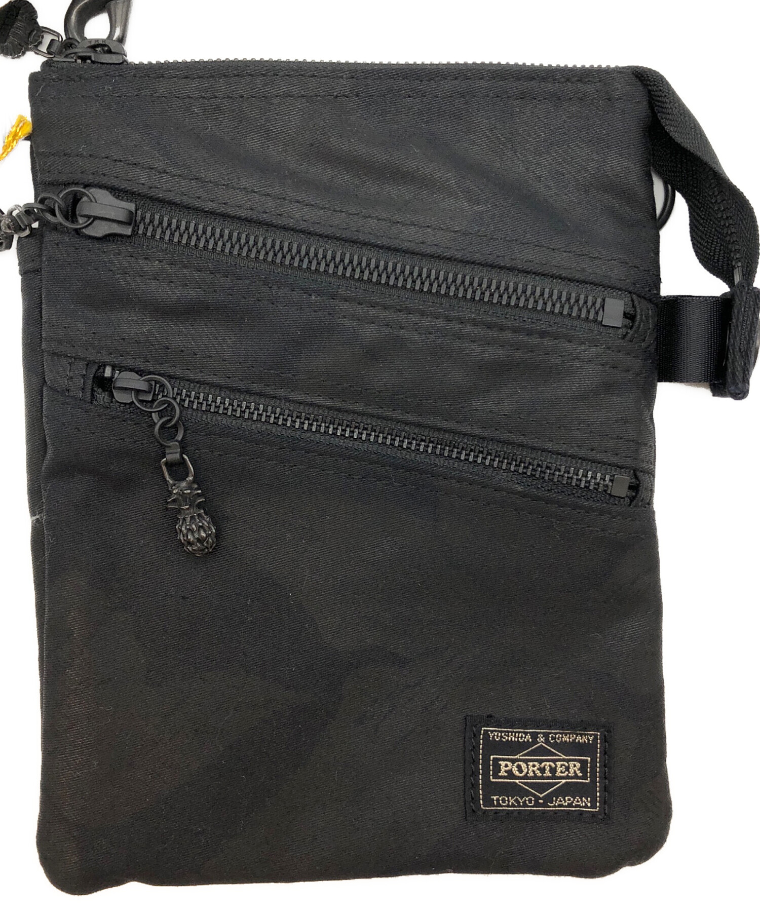 中古・古着通販】PORTER (ポーター) ショルダーバッグ ブラック 未使用 